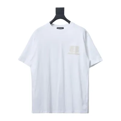 Balenciaga New BB Reverse Letter Embroidered Short-Sleeved T-shirt 01