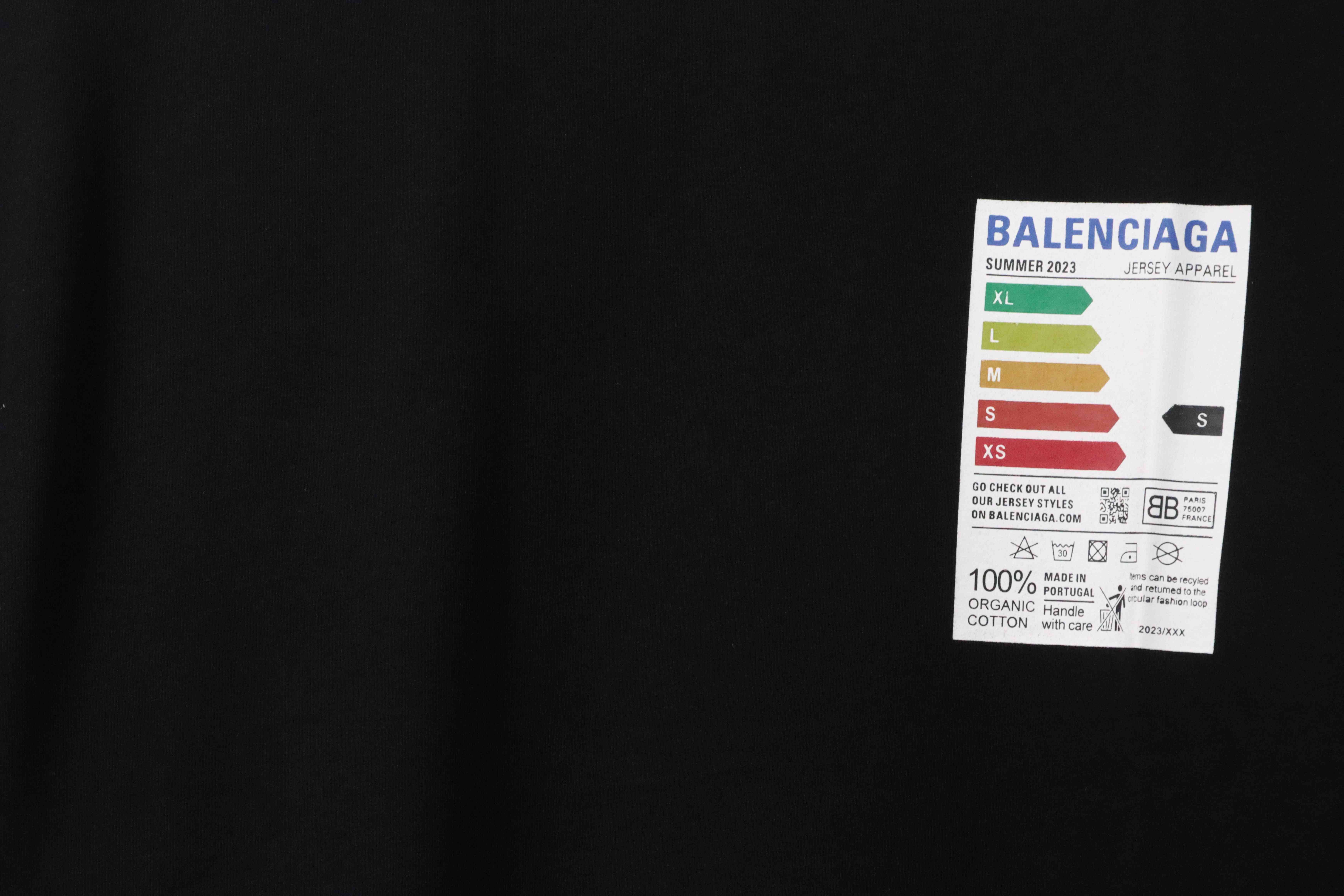 Balenciaga Refrigerator Energy Sticker Short Sleeve (Special Price)