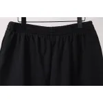 Balenciaga Reverse Logo Embroidered Lettering Shorts