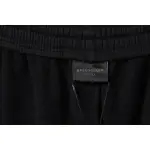 Balenciaga Reverse Logo Embroidered Lettering Shorts