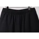 Balenciaga Reverse Logo Embroidered Lettering Shorts