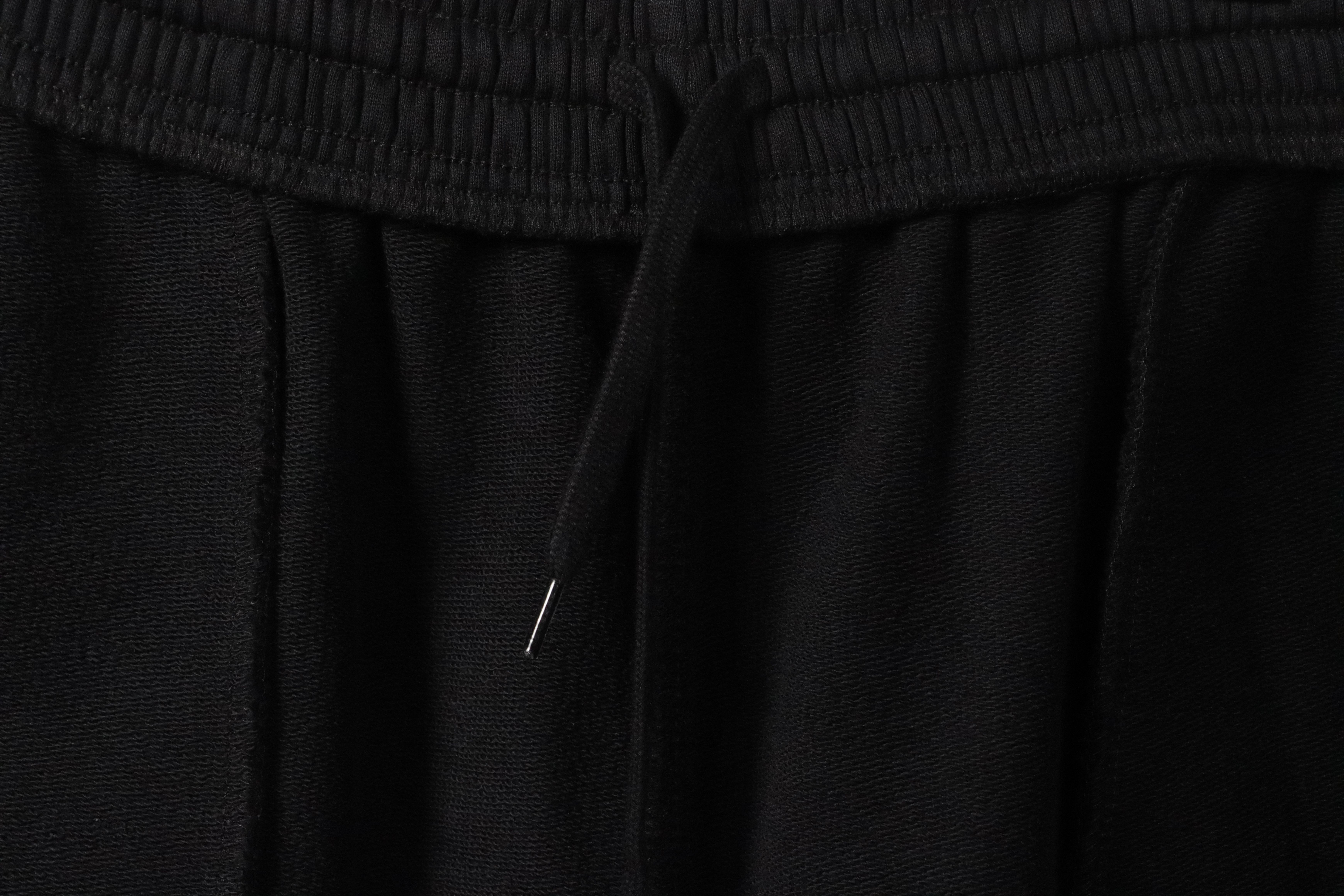 Balenciaga Reverse Logo Embroidered Lettering Shorts