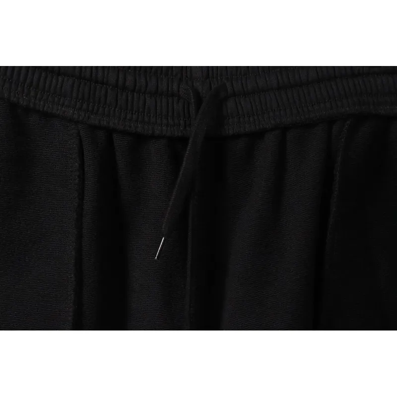 Balenciaga Reverse Logo Embroidered Lettering Shorts