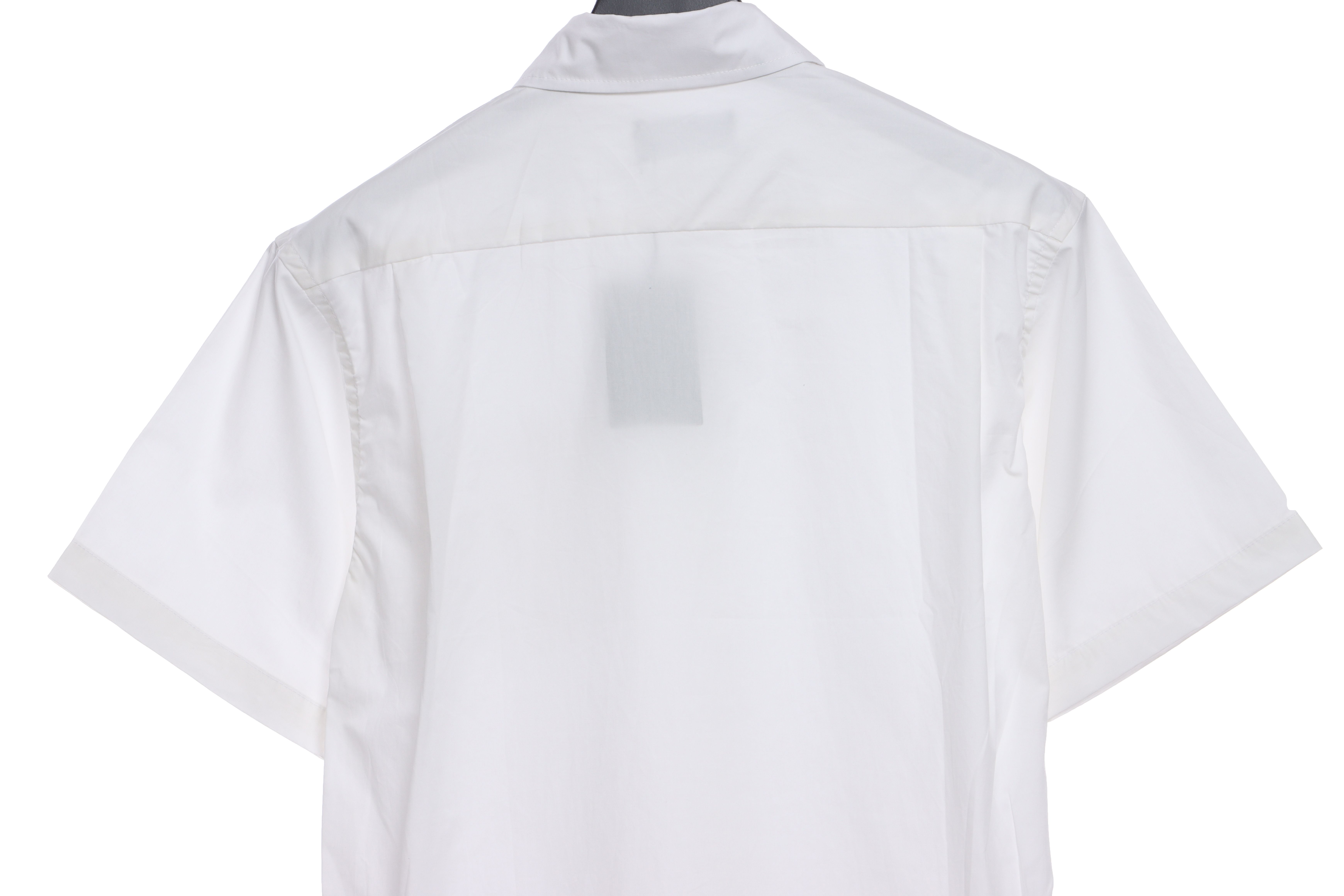 Balenciaga Reverse LOGO Embroidered Short-Sleeved Shirt (Special Offer)