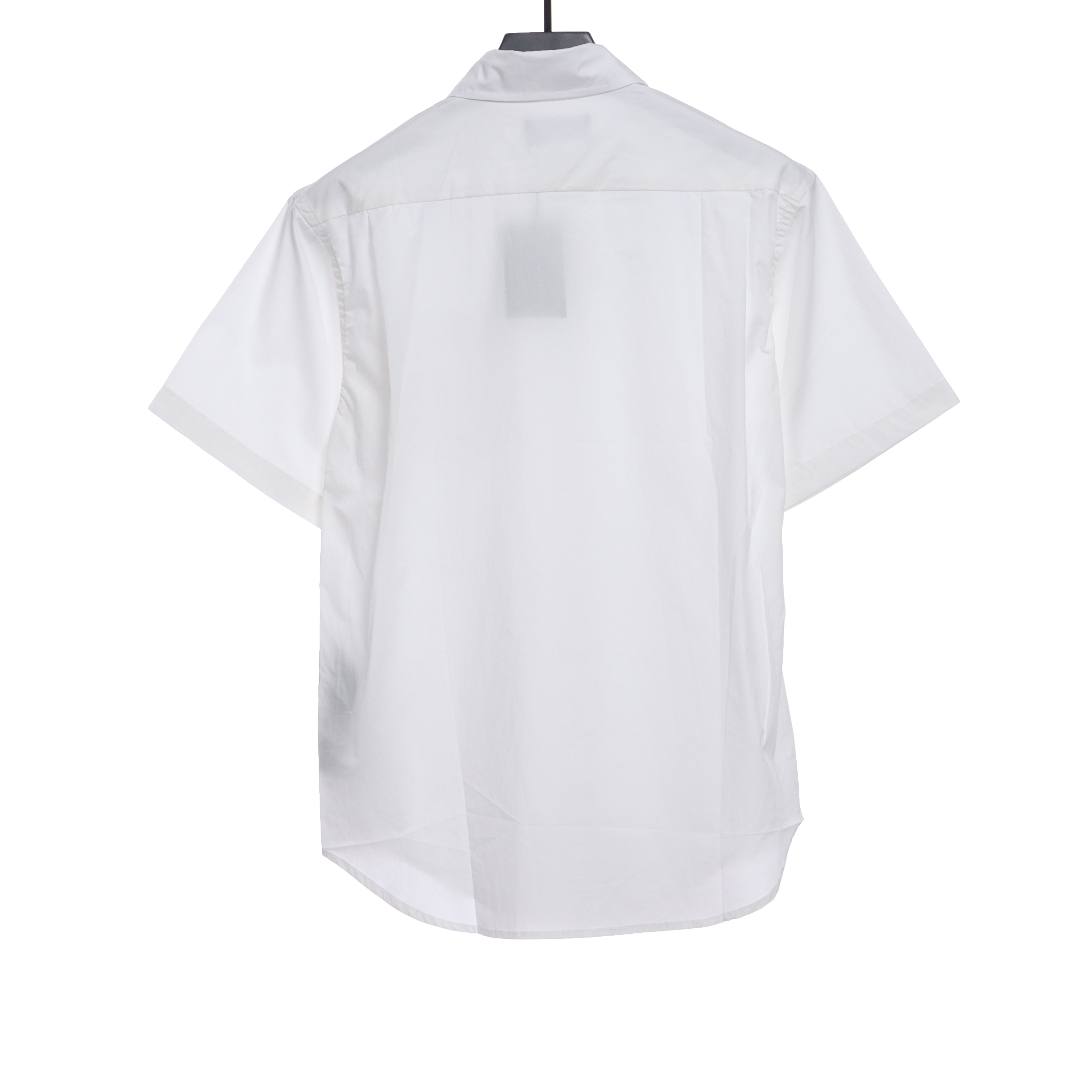 Balenciaga Reverse LOGO Embroidered Short-Sleeved Shirt (Special Offer)