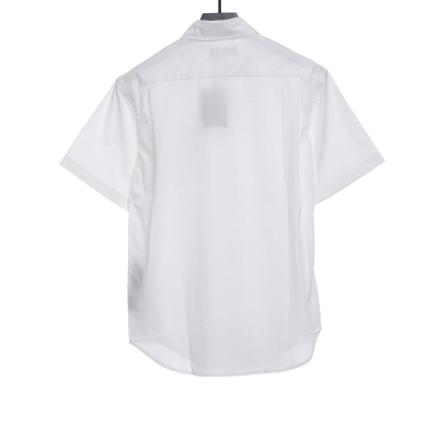 Balenciaga Reverse LOGO Embroidered Short-Sleeved Shirt (Special Offer) 02