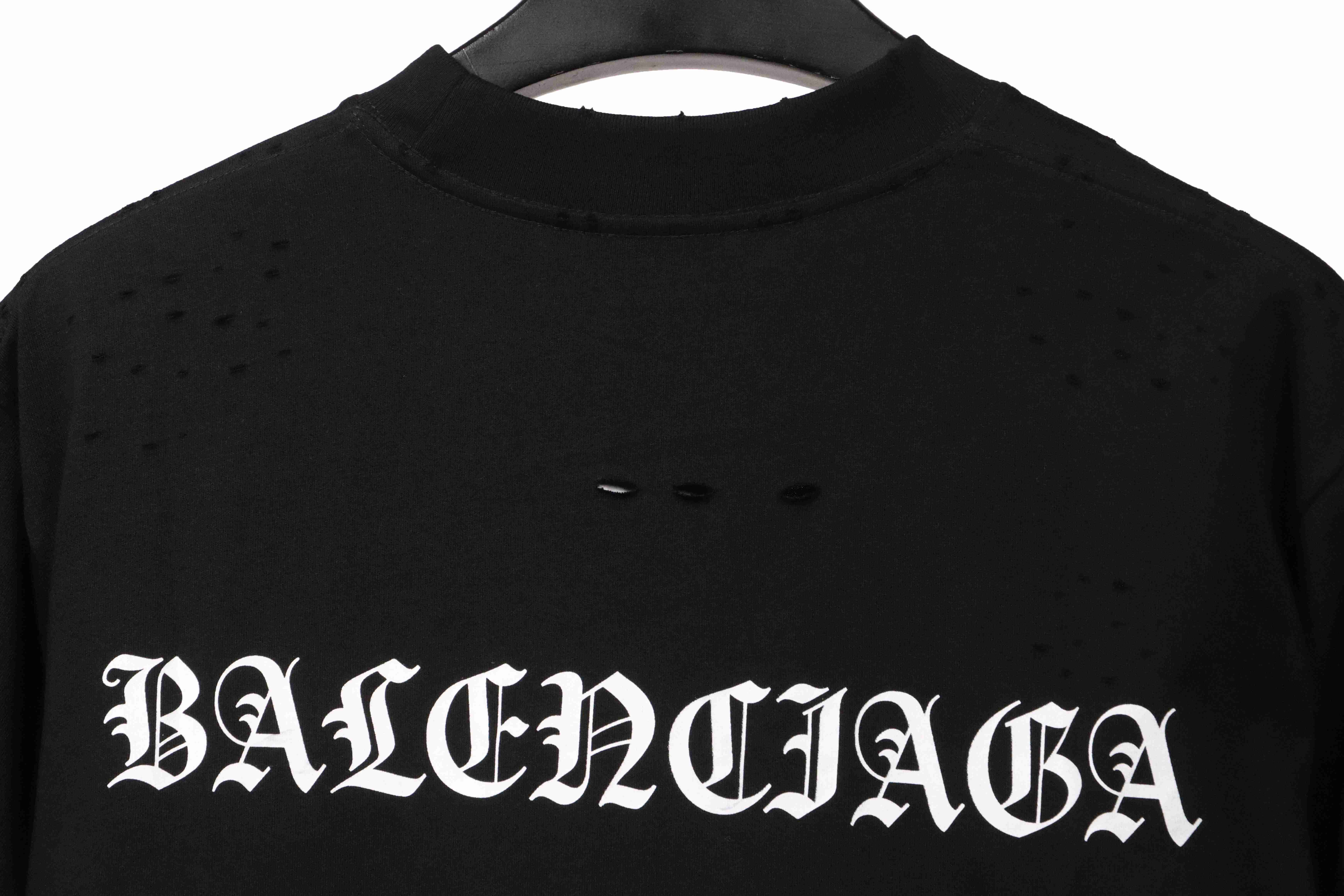 Balenciaga Sanskrit Short Sleeves Black