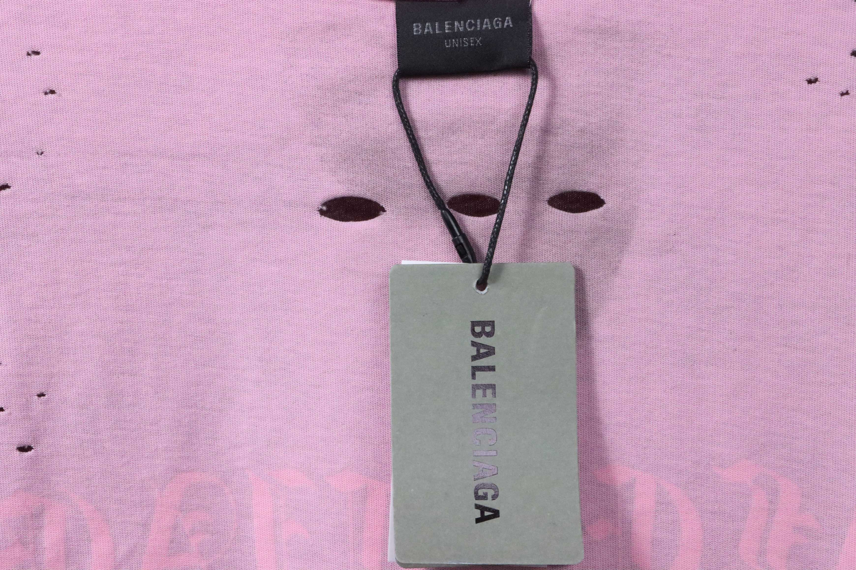 Balenciaga Sanskrit Short Sleeves Pink