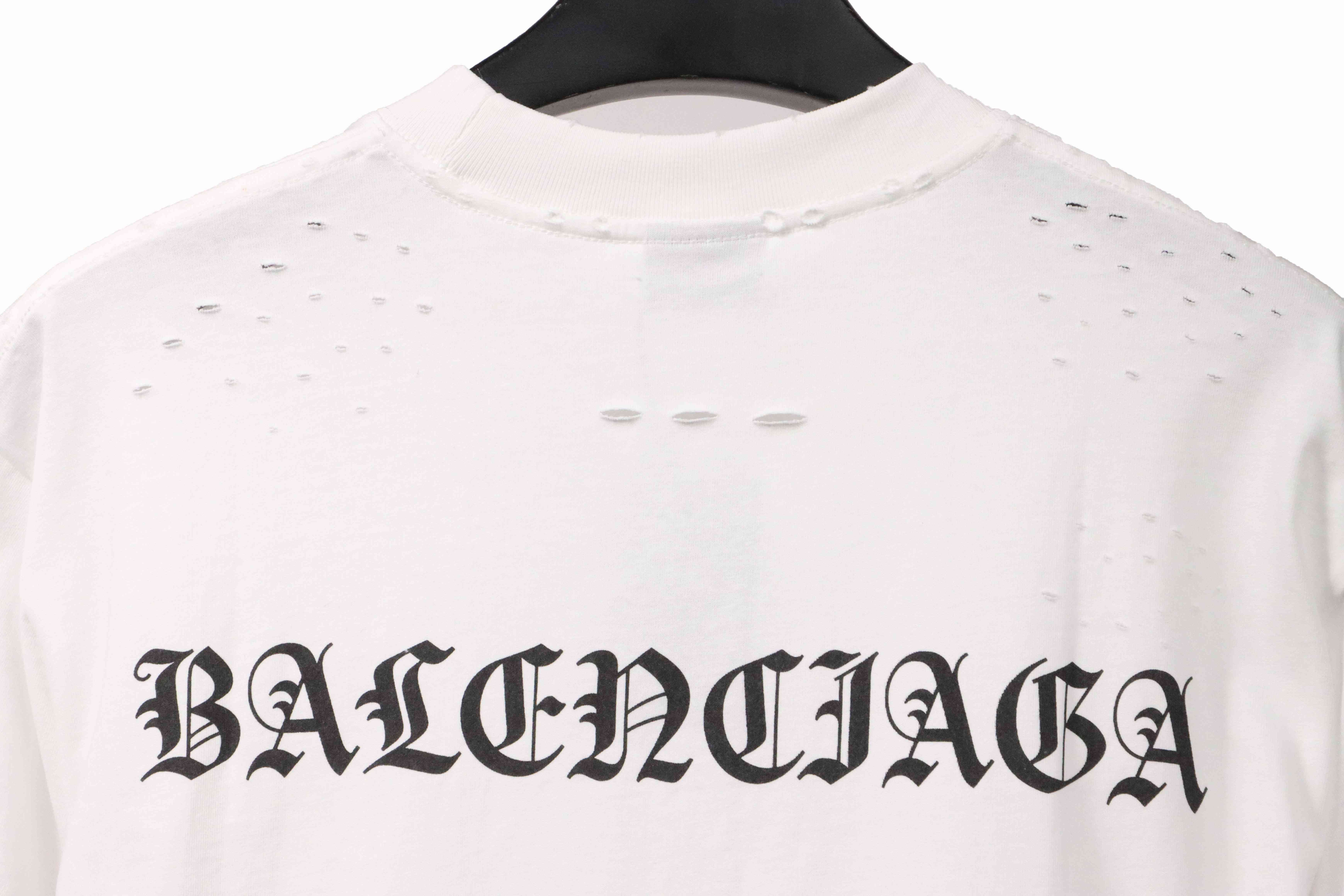 Balenciaga Sanskrit Short Sleeves White