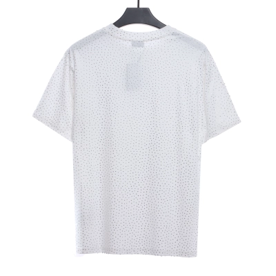 Balenciaga Starry Rhinestone Distressed Short Sleeves 02