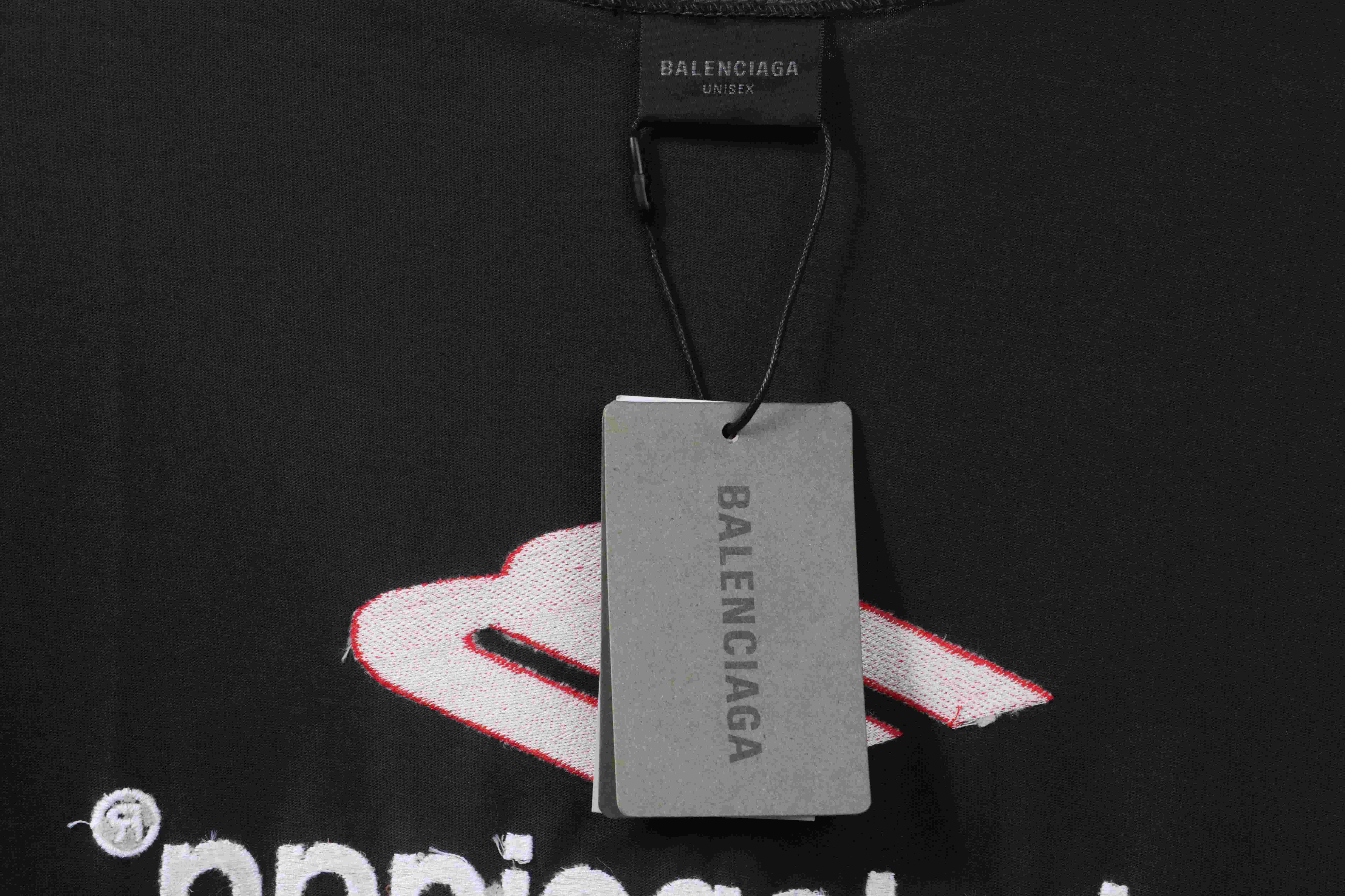 Balenciaga Tape Logo Short Sleeves