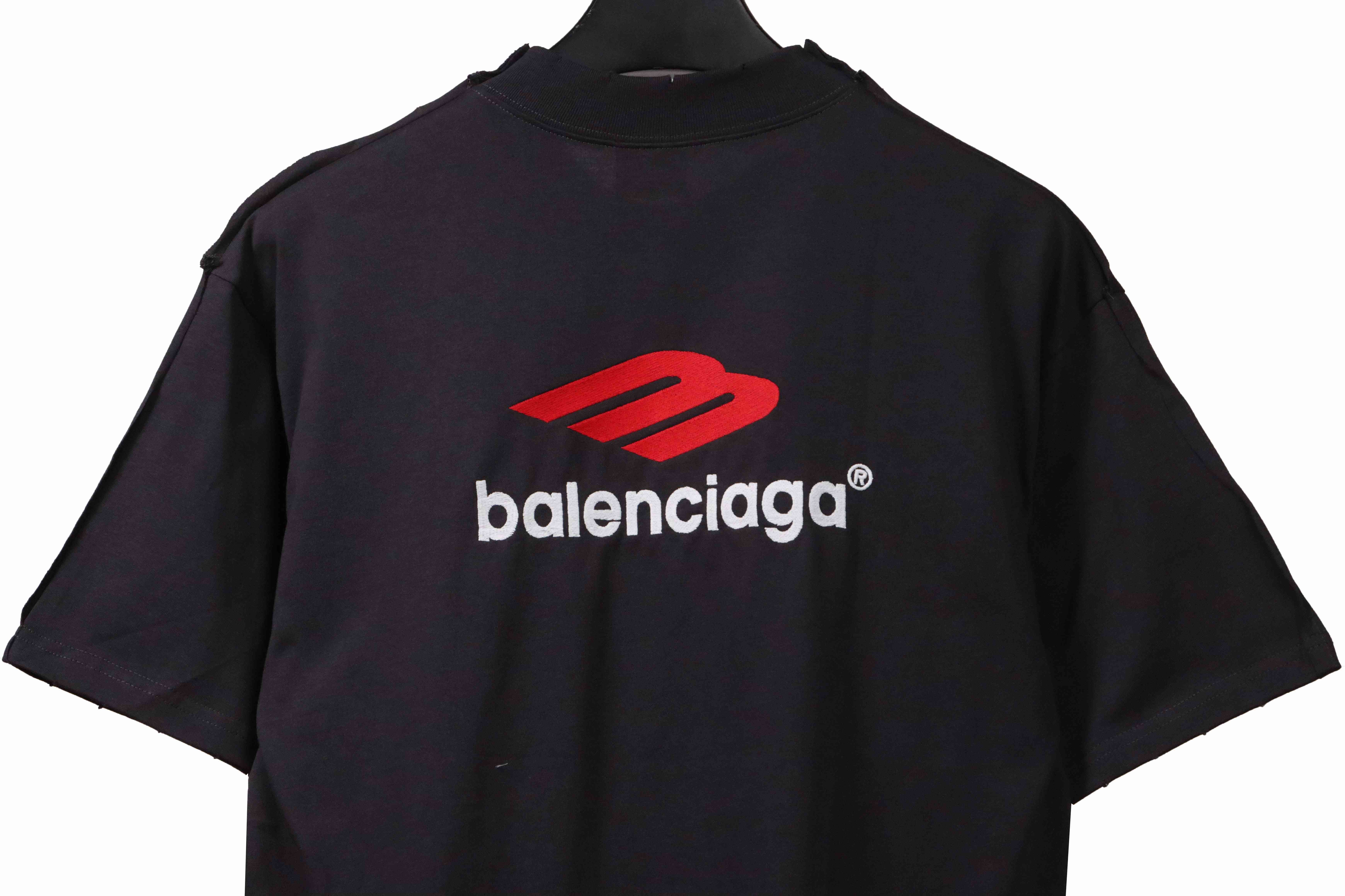 Balenciaga Tape Logo Short Sleeves
