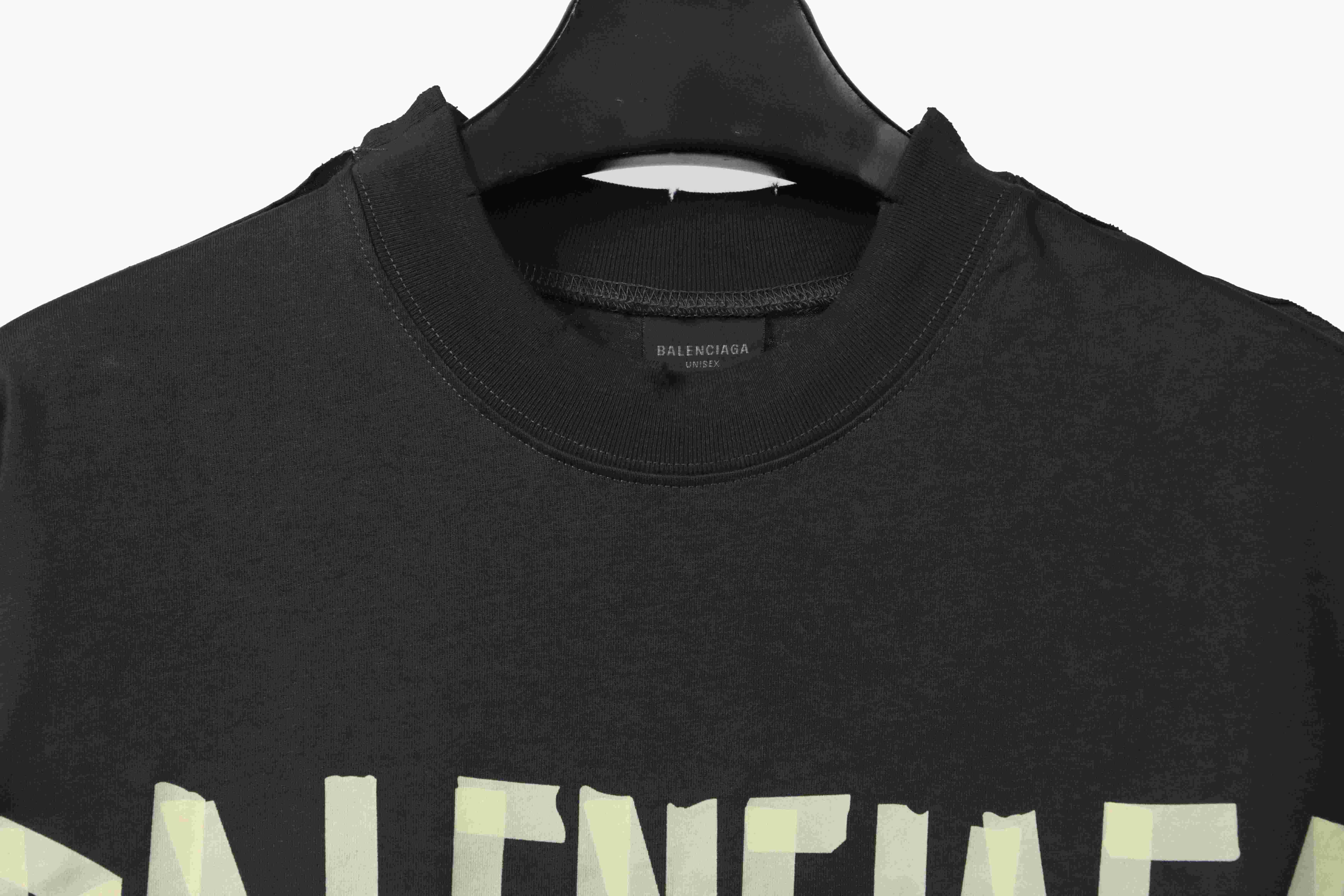Balenciaga Tape Logo Short Sleeves