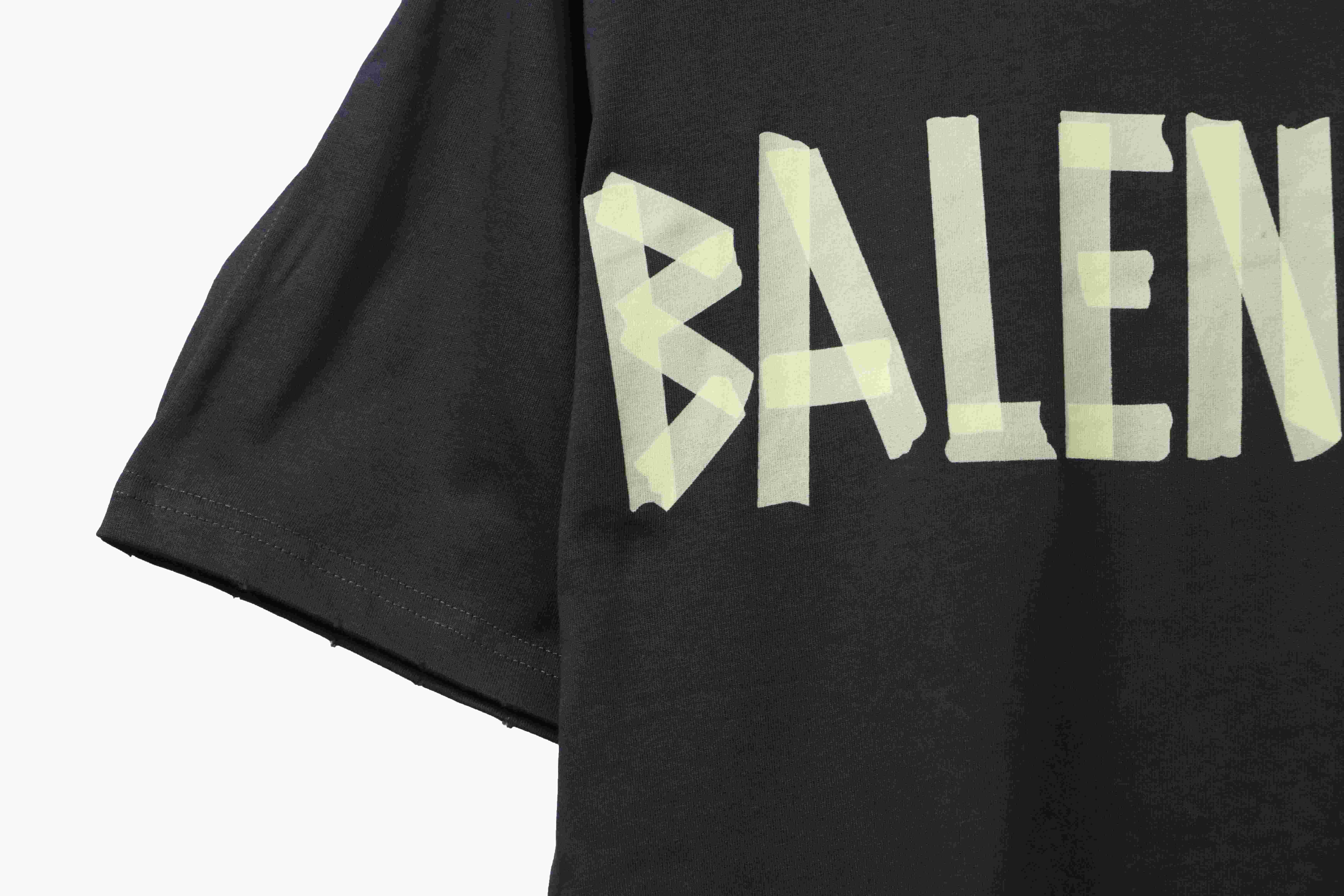 Balenciaga Tape Logo Short Sleeves