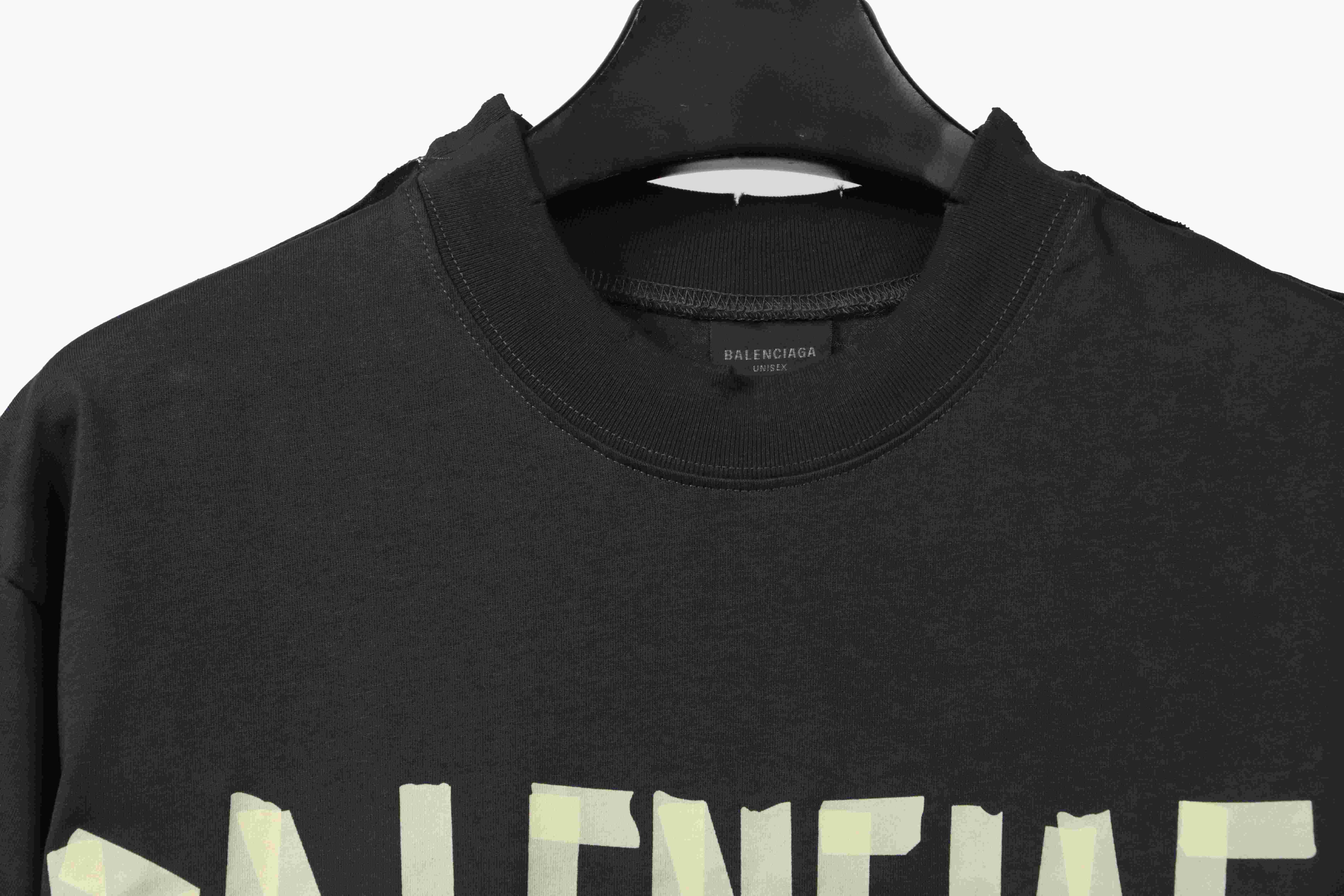 Balenciaga Tape Logo Short Sleeves