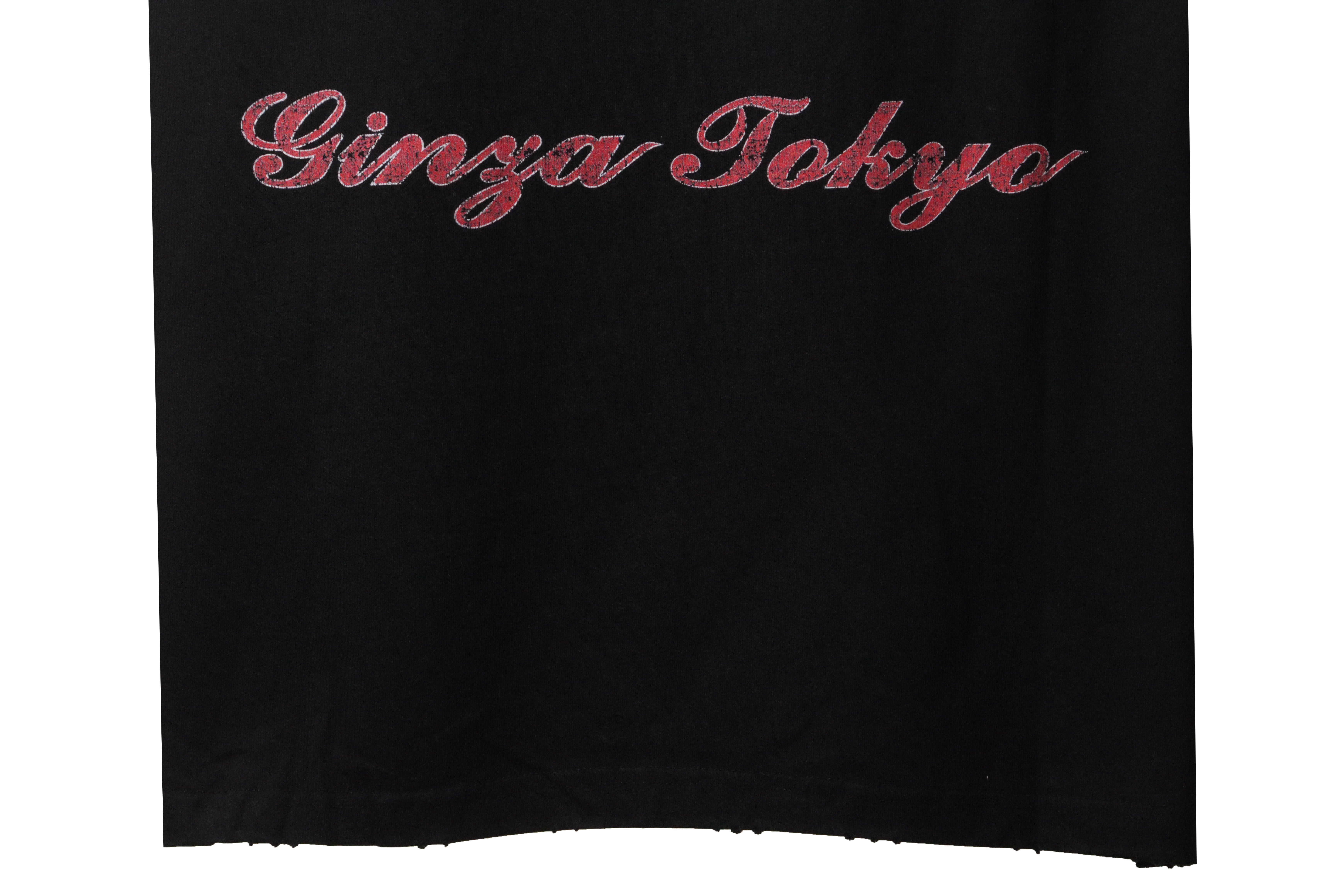 Balenciaga Tokyo Tower Night View Short Sleeve Black