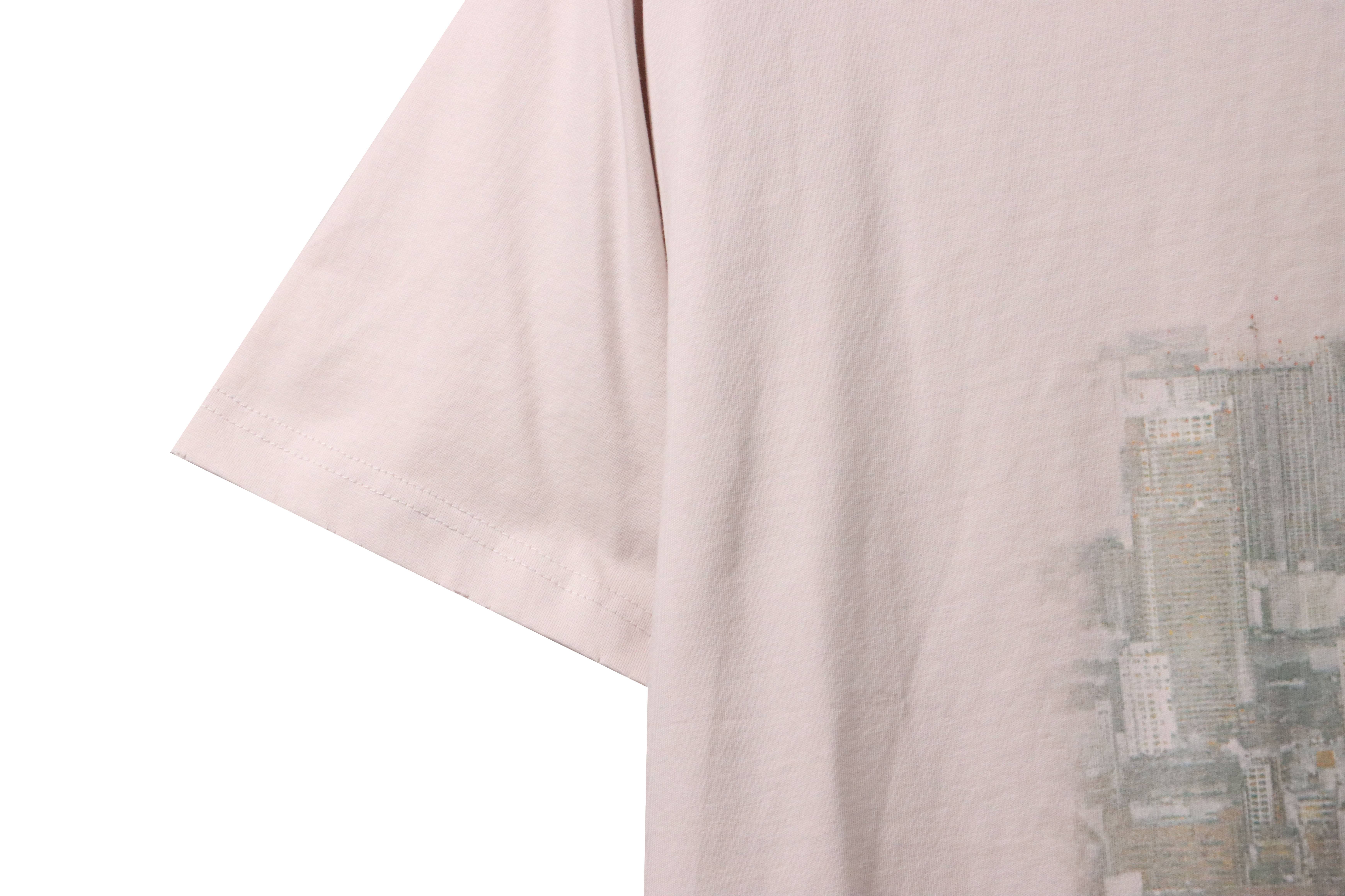 Balenciaga Tokyo Tower Night View Short Sleeve White