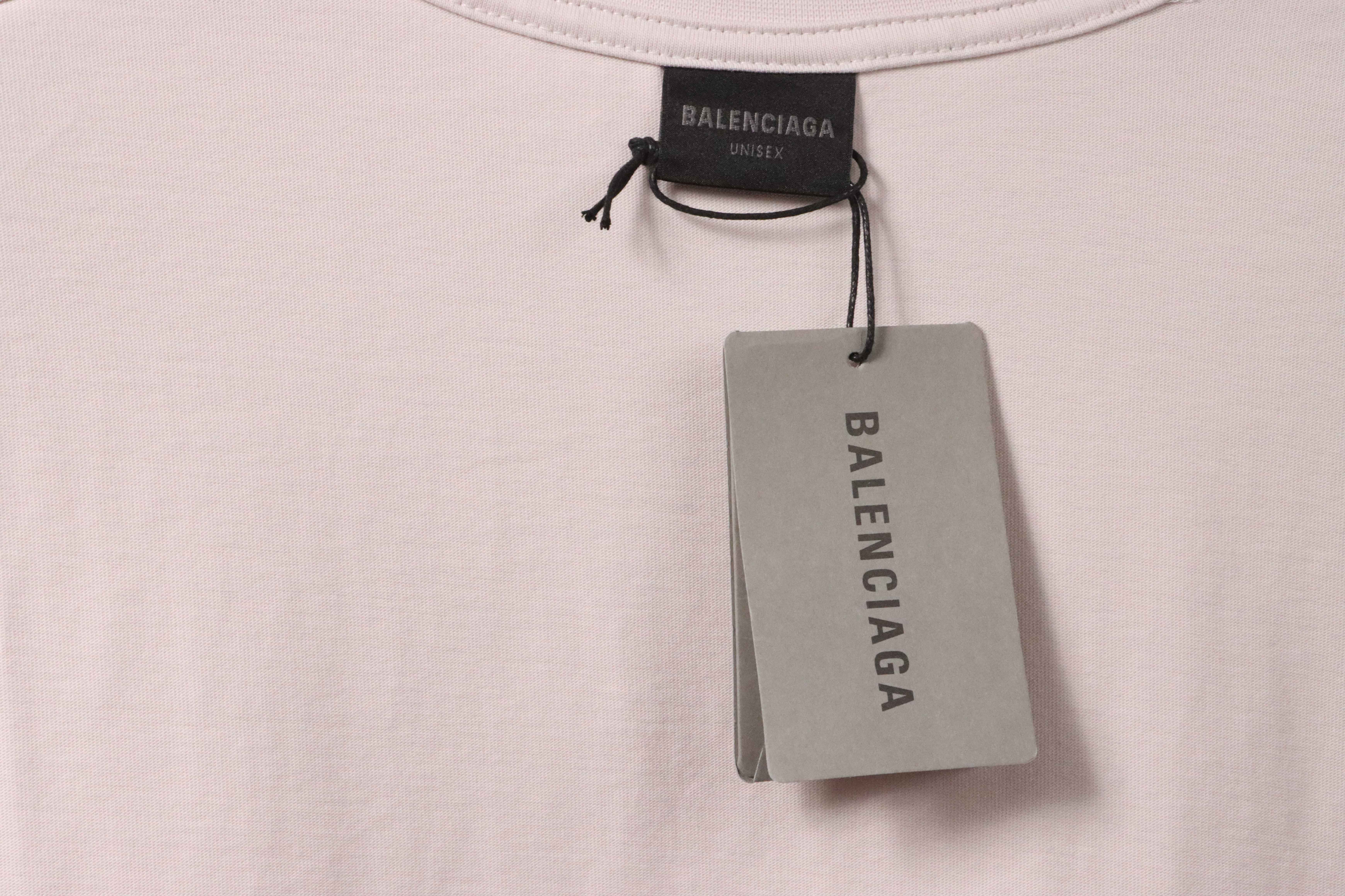 Balenciaga Tokyo Tower Night View Short Sleeve White