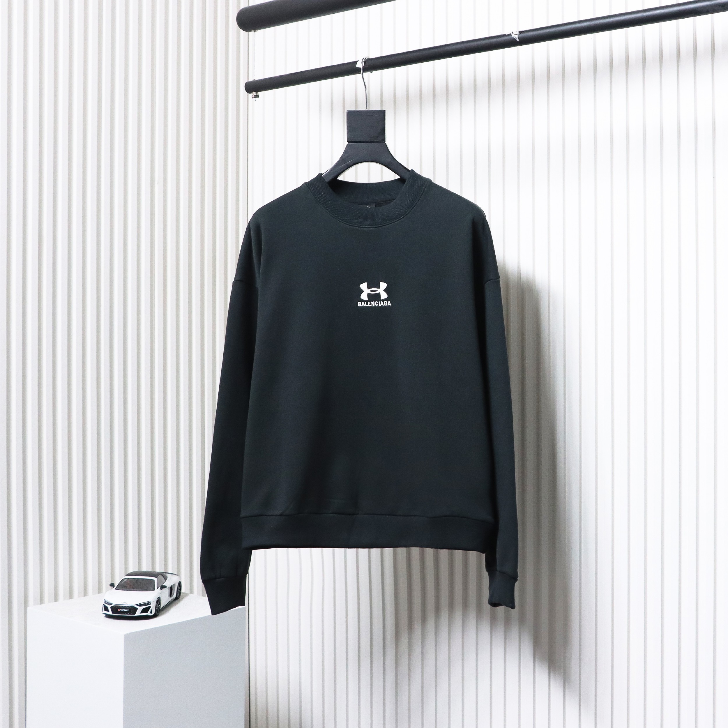 Balenciaga Under Armour Co-Branded Embroidered T-shirt Long Sleeves