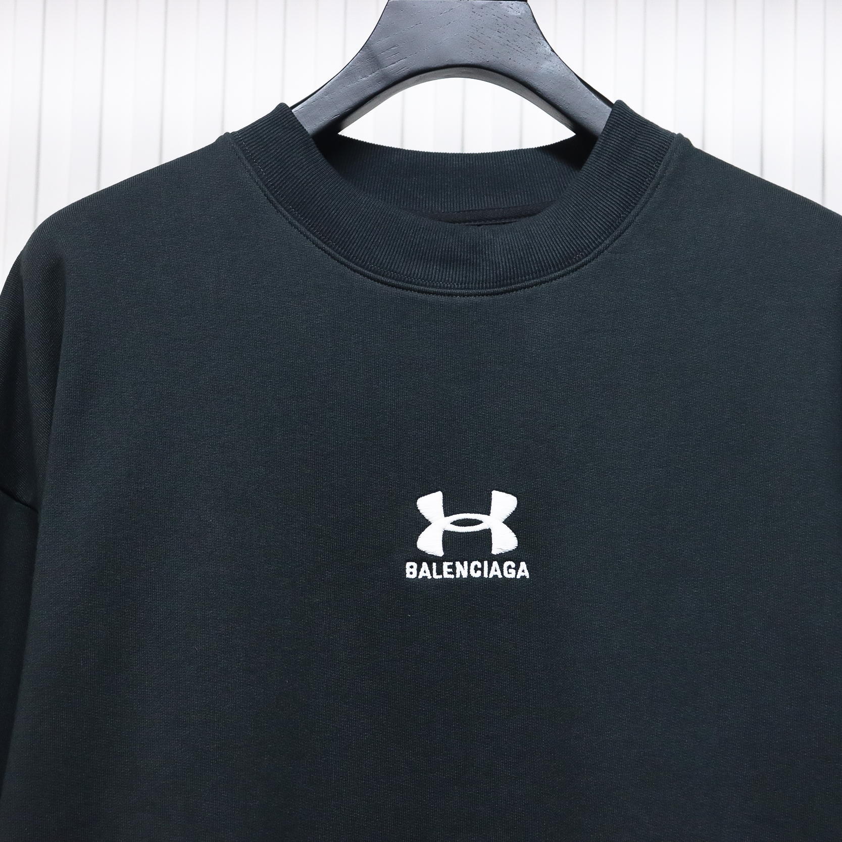 Balenciaga Under Armour Co-Branded Embroidered T-shirt Long Sleeves