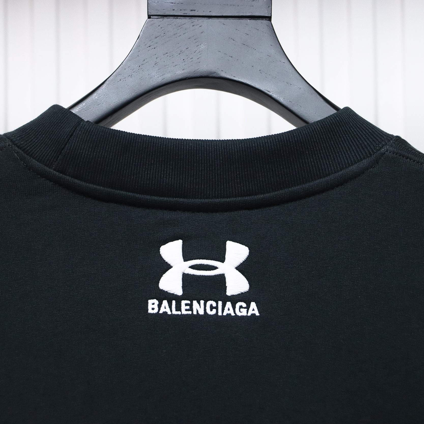 Balenciaga Under Armour Co-Branded Embroidered T-shirt Long Sleeves