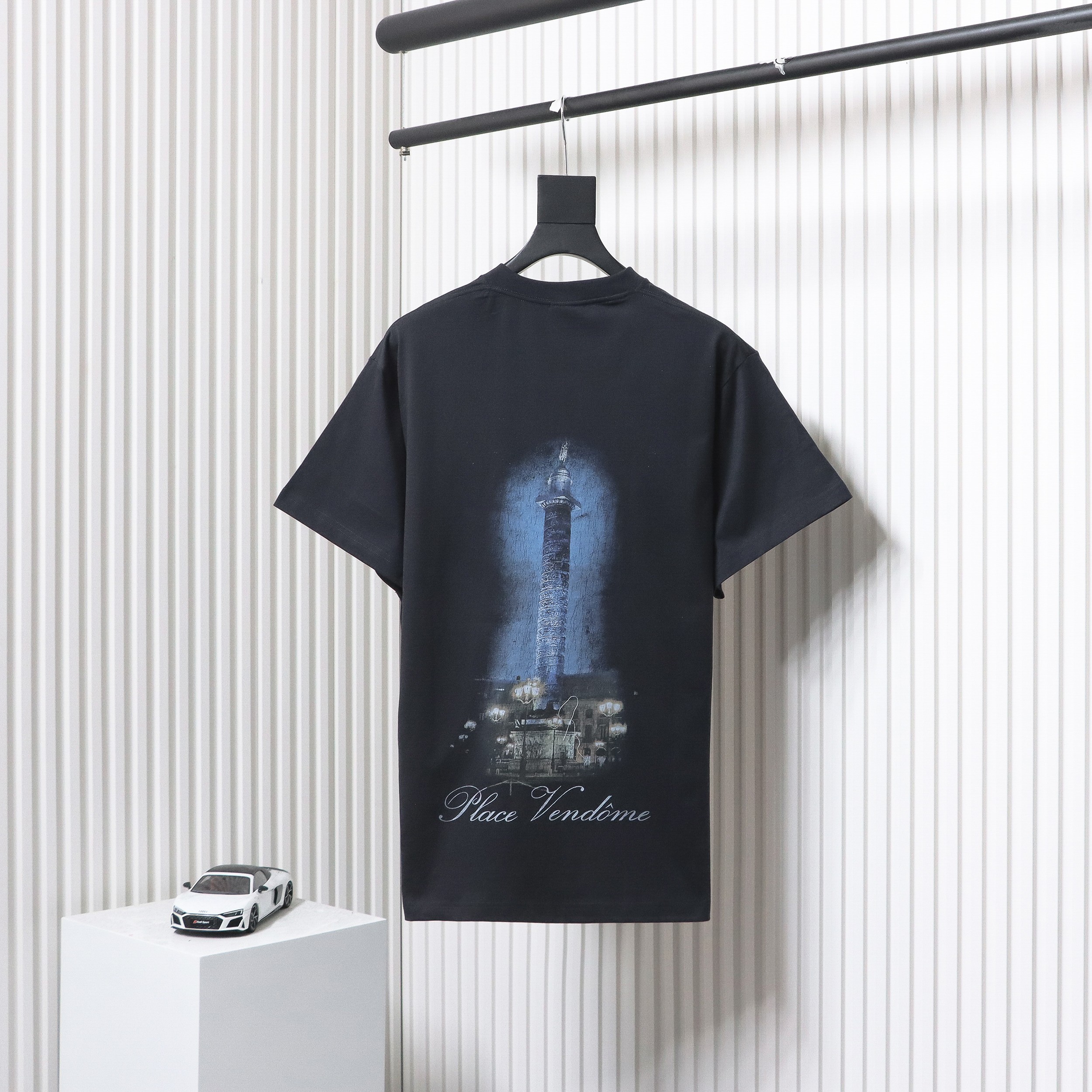 Balenciaga x Vogue Lighthouse Print Short Sleeve Black