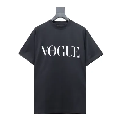 Balenciaga x Vogue Lighthouse Print Short Sleeve Black 01