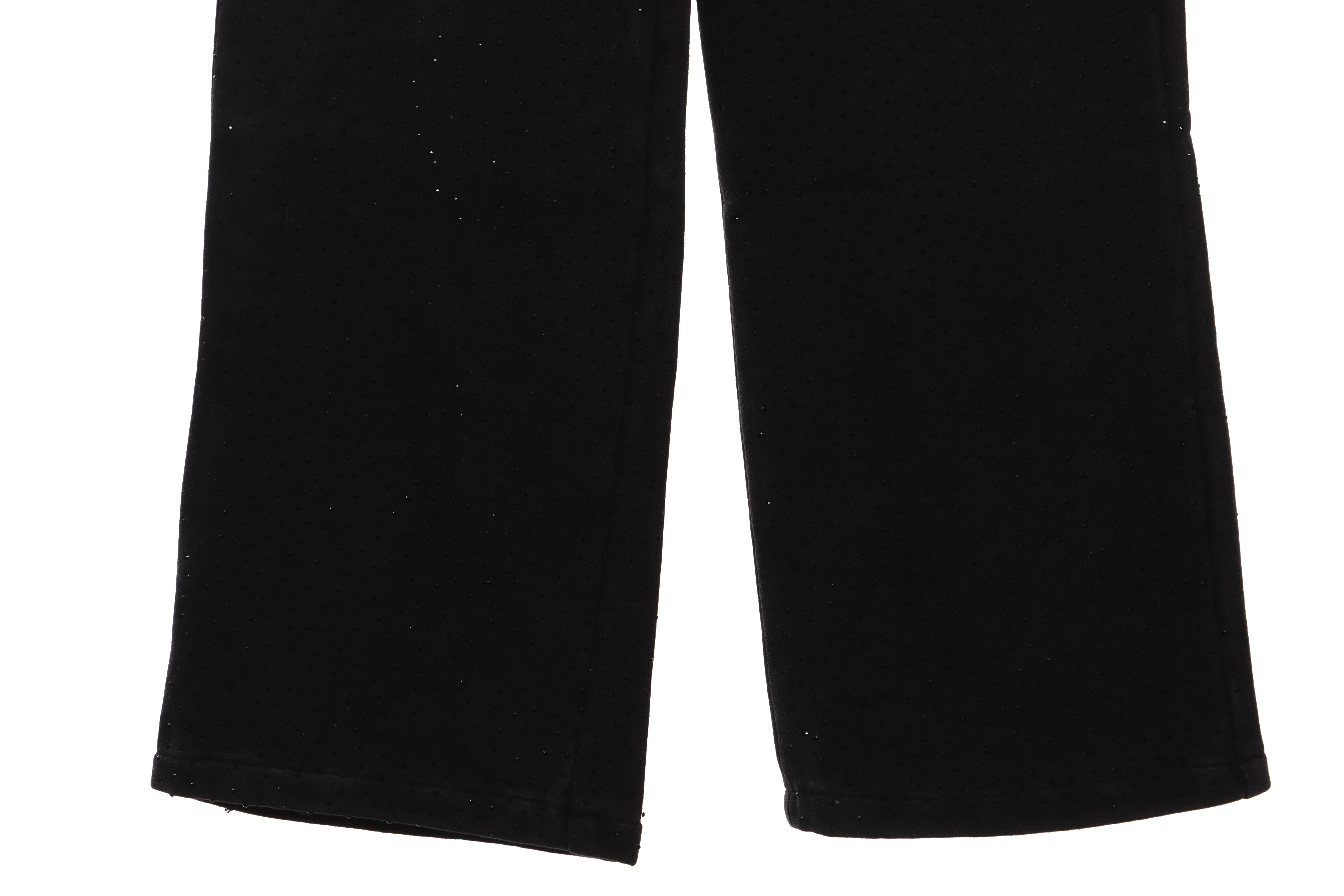 Balenciaga Washed Distressed Rhinestone Trousers