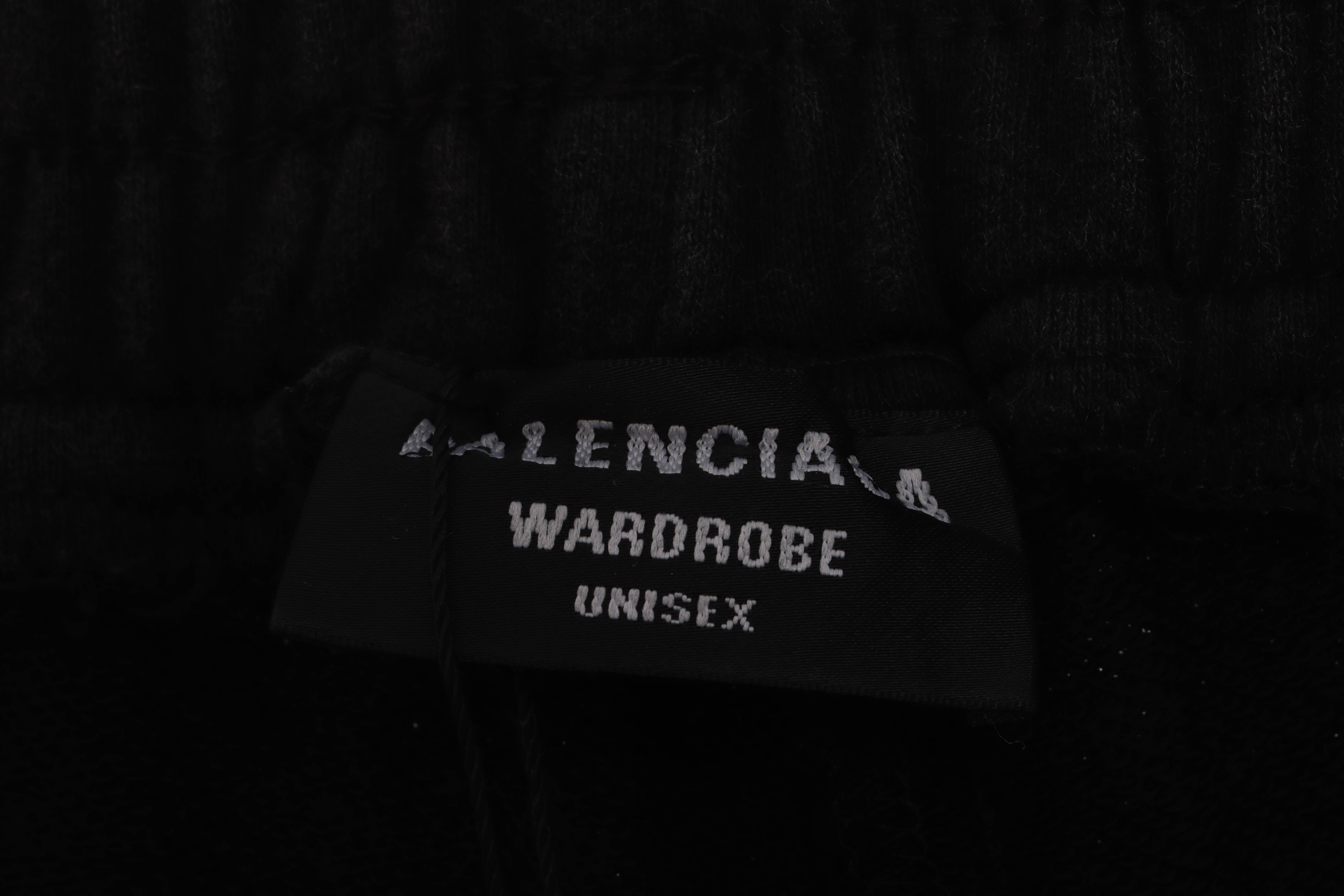 Balenciaga Washed Distressed Rhinestone Trousers