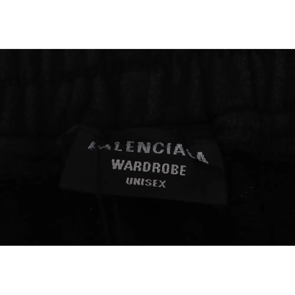 Balenciaga Washed Distressed Rhinestone Trousers
