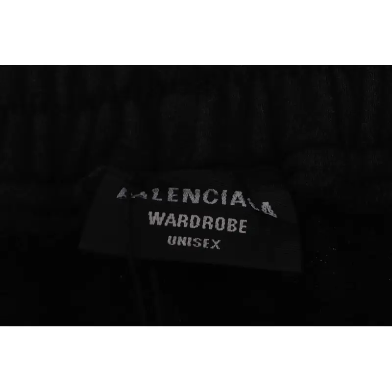 Balenciaga Washed Distressed Rhinestone Trousers