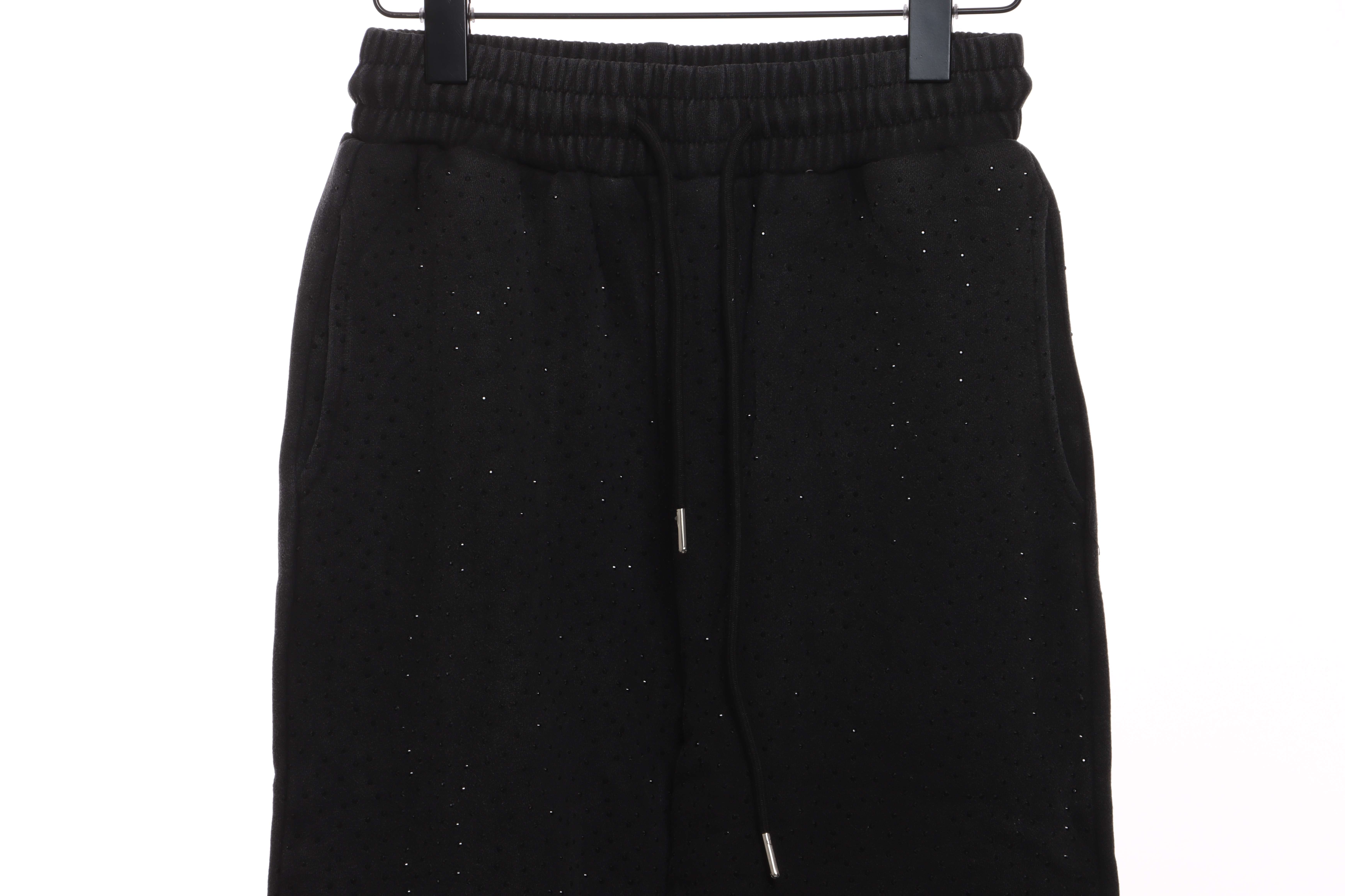 Balenciaga Washed Distressed Rhinestone Trousers