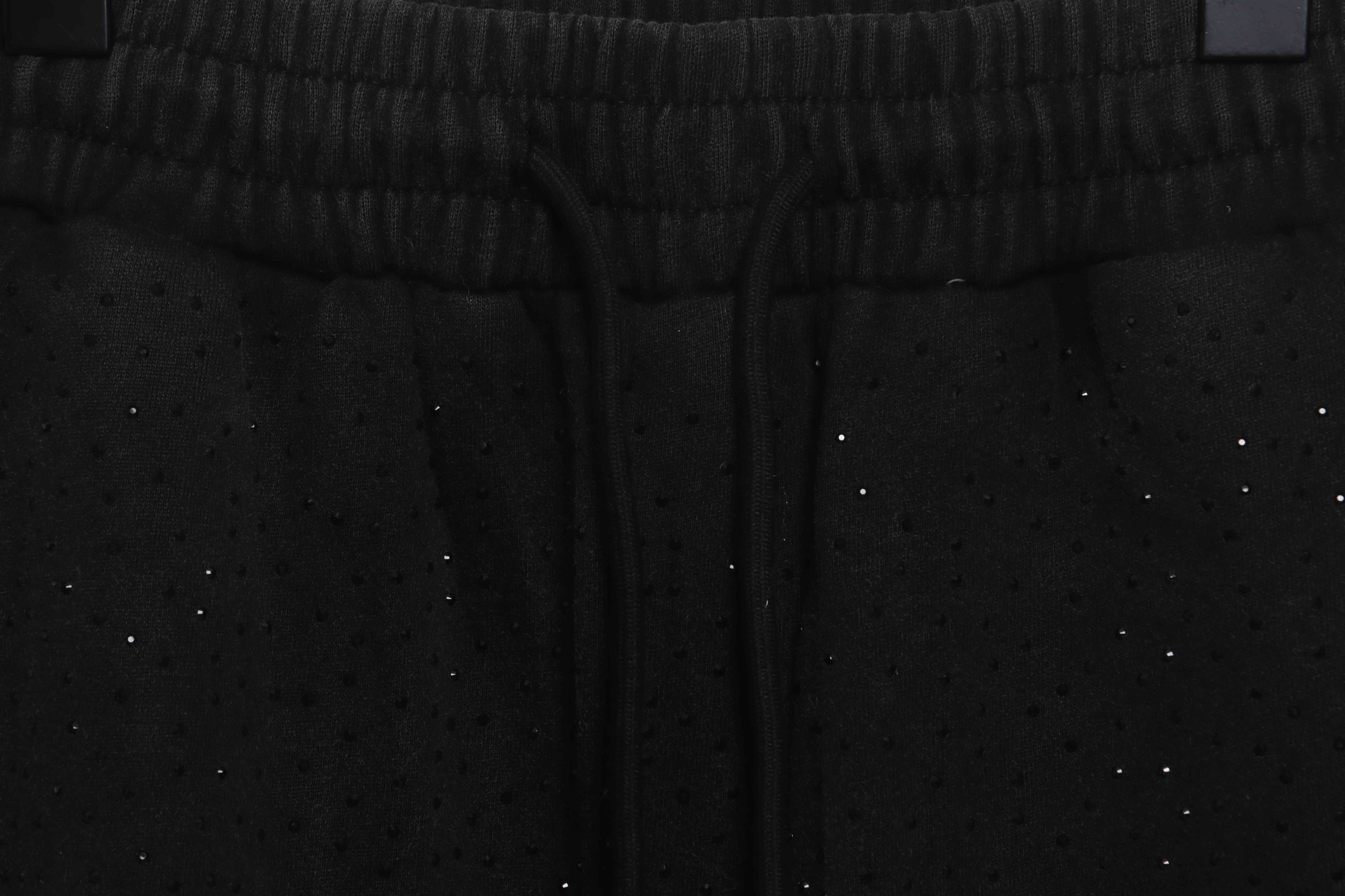 Balenciaga Washed Distressed Rhinestone Trousers