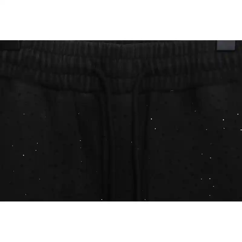 Balenciaga Washed Distressed Rhinestone Trousers