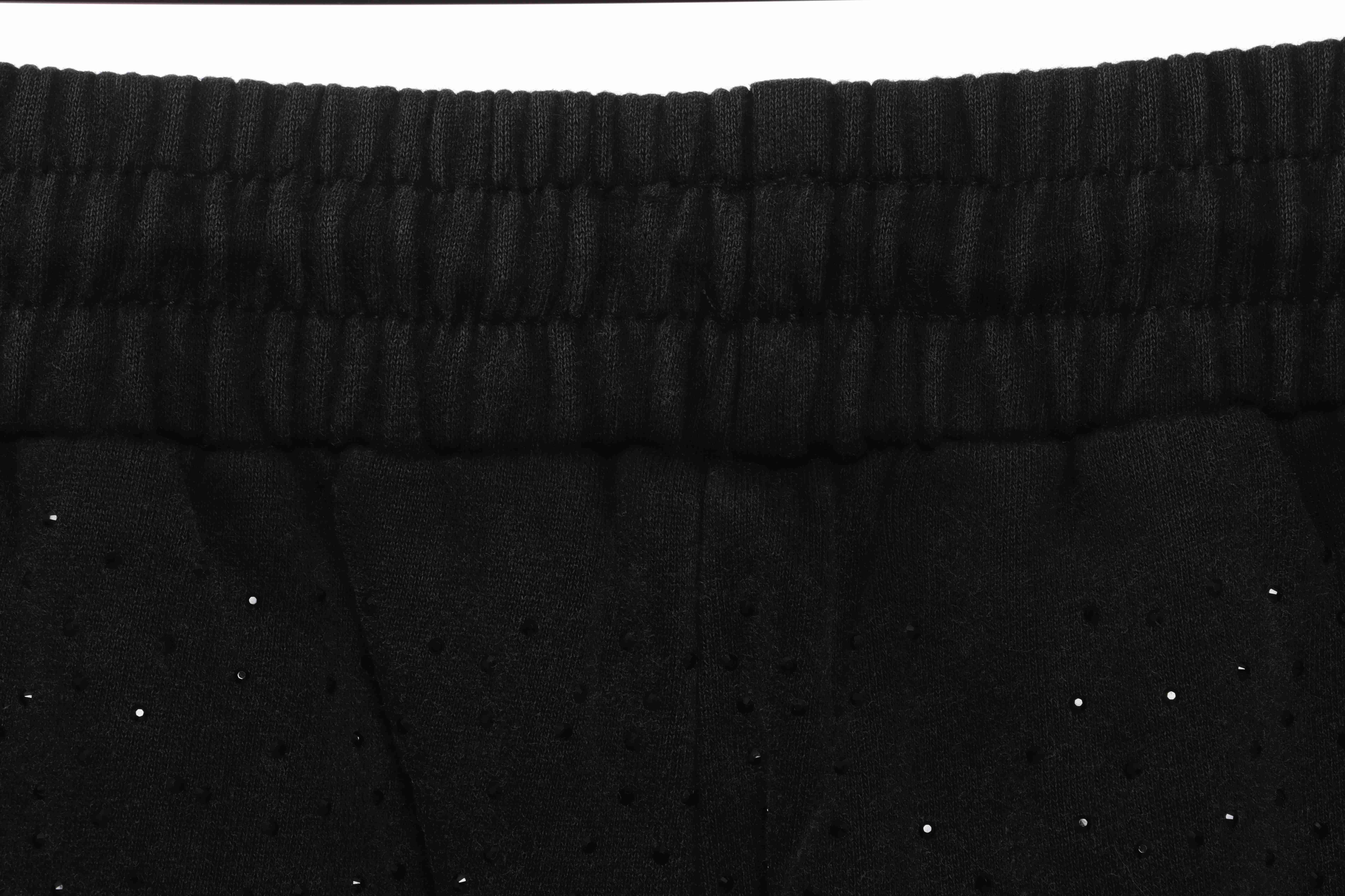 Balenciaga Washed Distressed Rhinestone Trousers