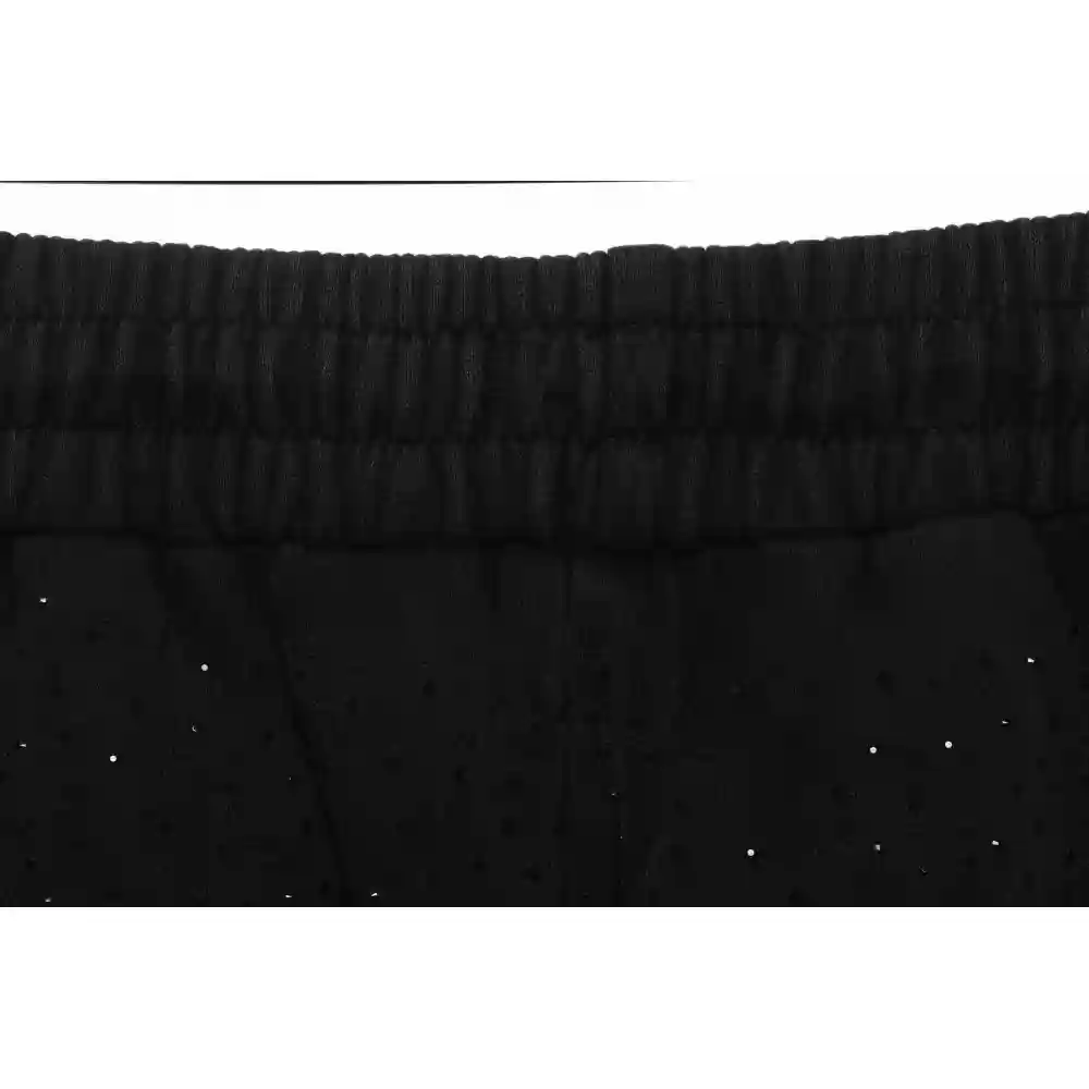 Balenciaga Washed Distressed Rhinestone Trousers