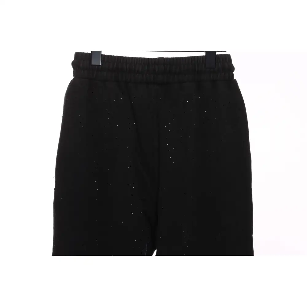 Balenciaga Washed Distressed Rhinestone Trousers