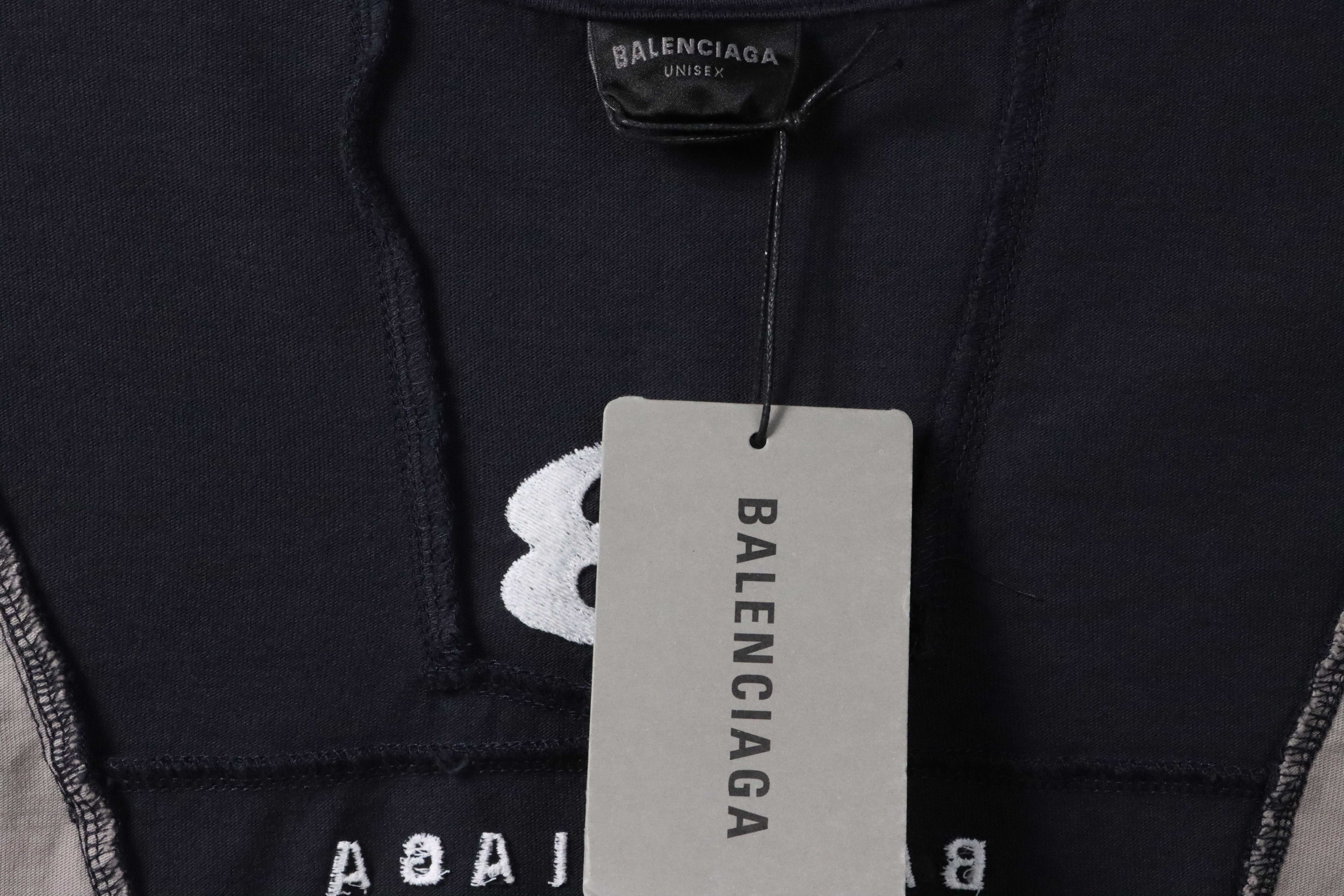 Balenciaga Wasteland Double Ring Stitching Jersey