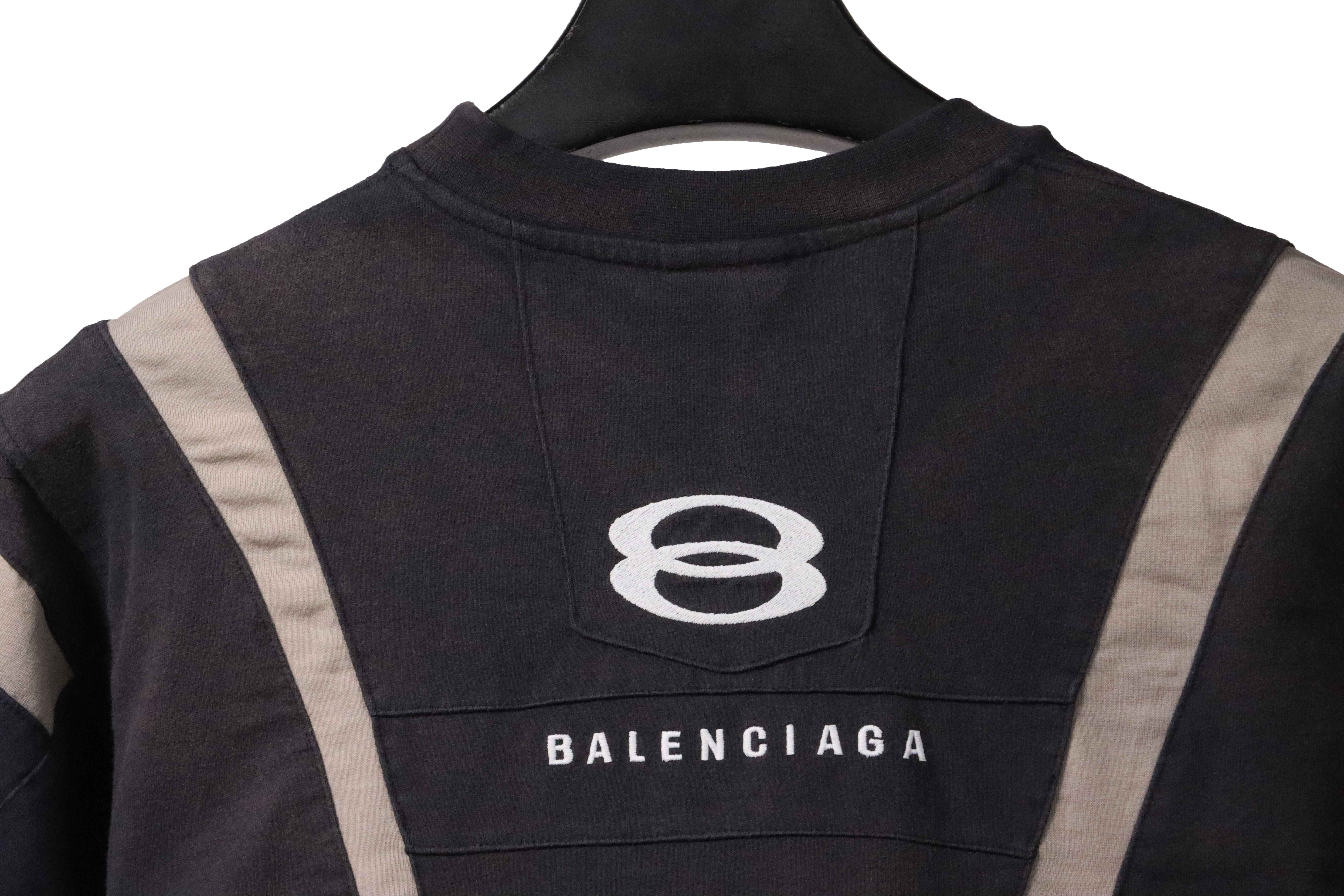 Balenciaga Wasteland Double Ring Stitching Jersey