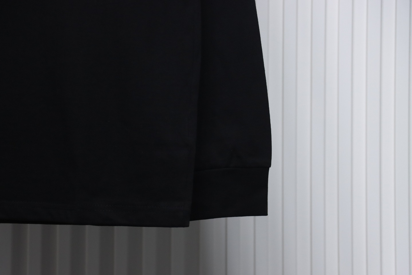 Balenciaga White Ink Direct Spray Love Long Sleeve T Black