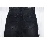 Balenciaga x Adidas Three-Bar Washed Jeans Black