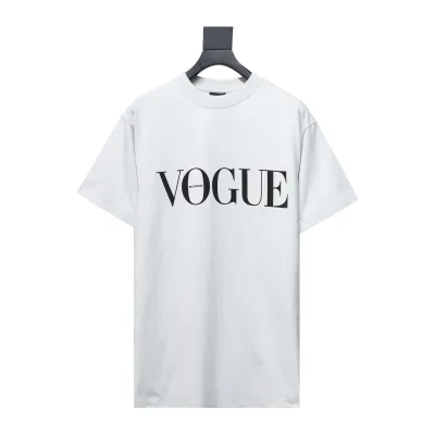 Balenciaga x Vogue Lighthouse Print Short Sleeve White 01