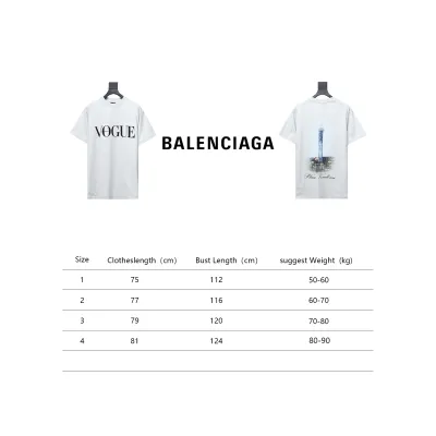 Balenciaga x Vogue Lighthouse Print Short Sleeve White 02