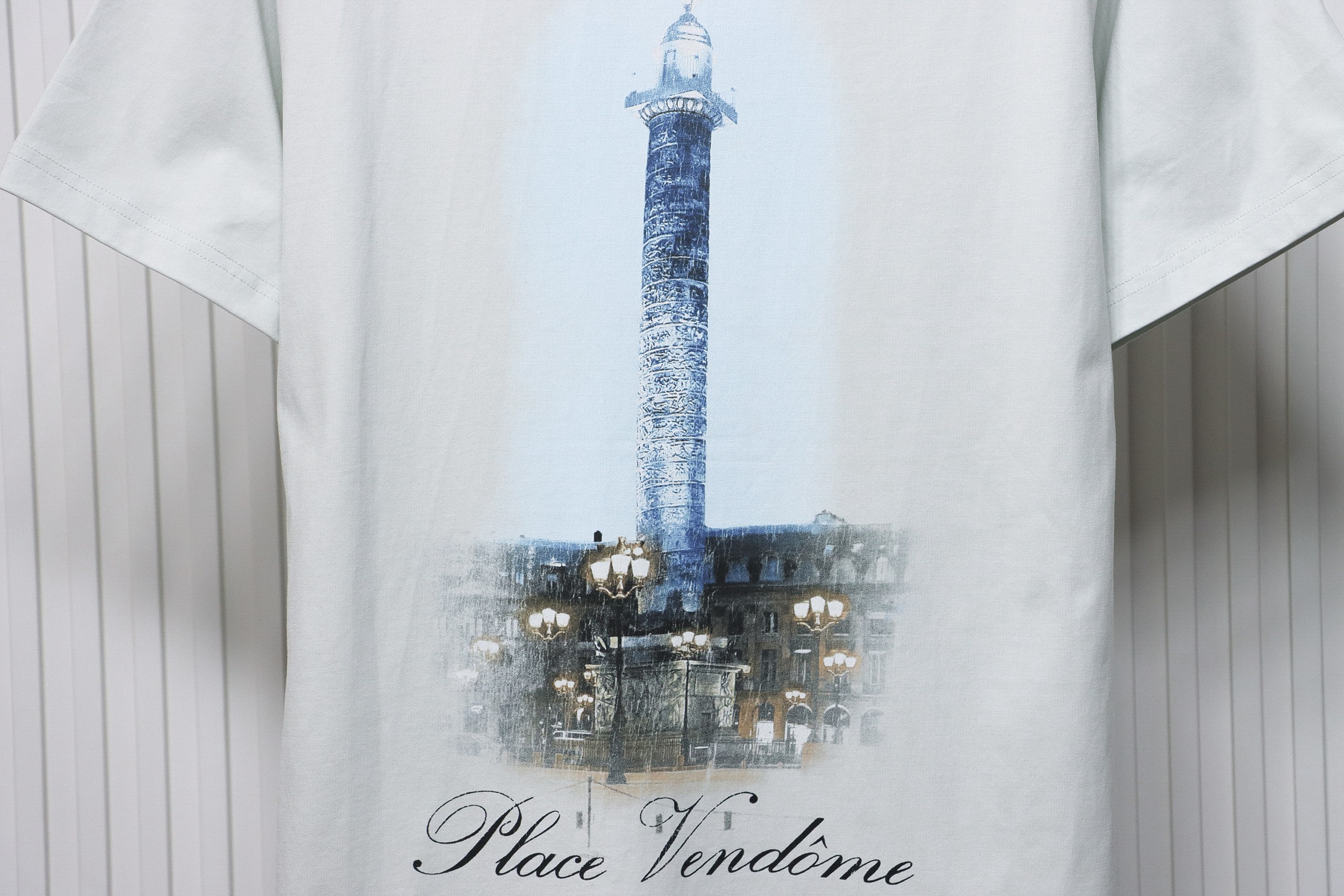 Balenciaga x Vogue Lighthouse Print Short Sleeve White