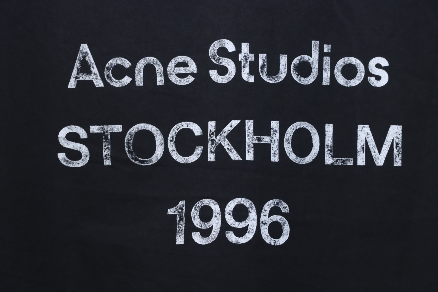 Acne Studios 24FW 1996 Washed Distressed Jacket Black