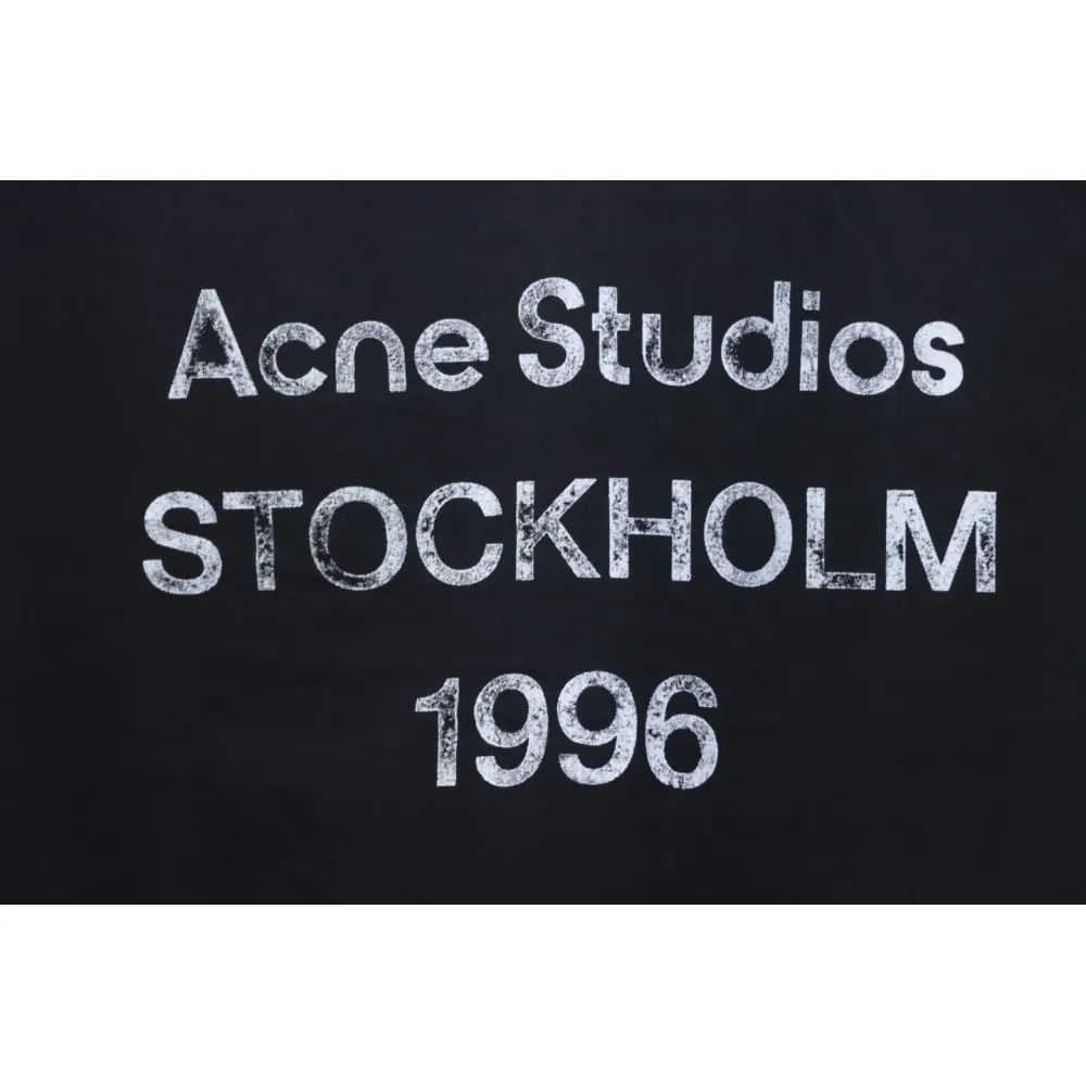 Acne Studios 24FW 1996 Washed Distressed Jacket Black