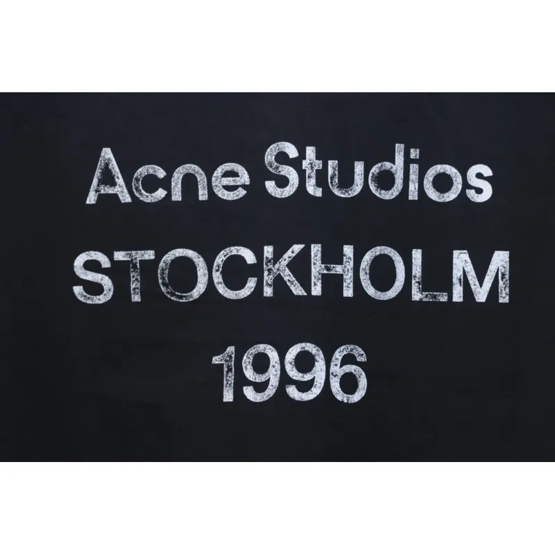 Acne Studios 24FW 1996 Washed Distressed Jacket Black