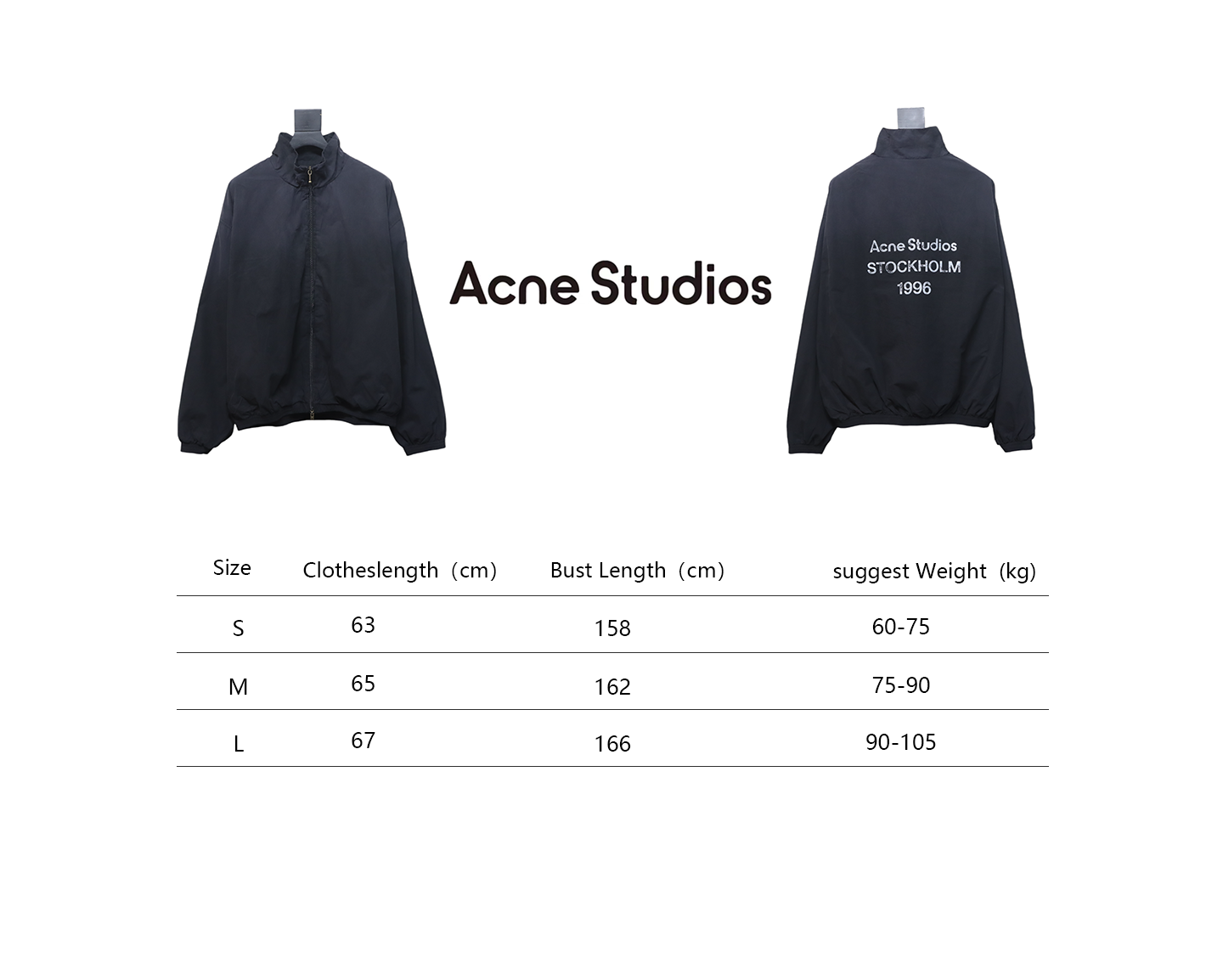 Acne Studios 24FW 1996 Washed Distressed Jacket Black