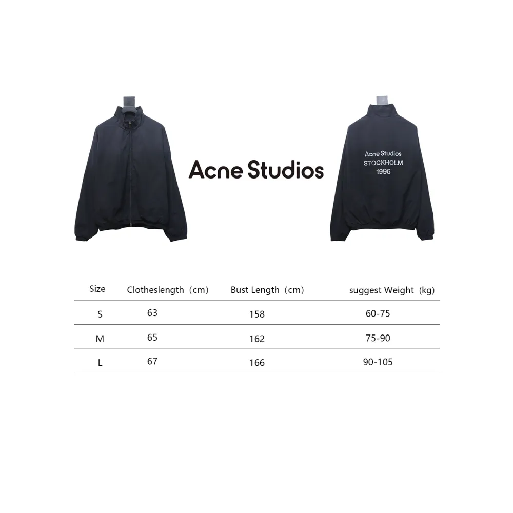 Acne Studios 24FW 1996 Washed Distressed Jacket Black