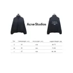 Acne Studios 24FW 1996 Washed Distressed Jacket Black